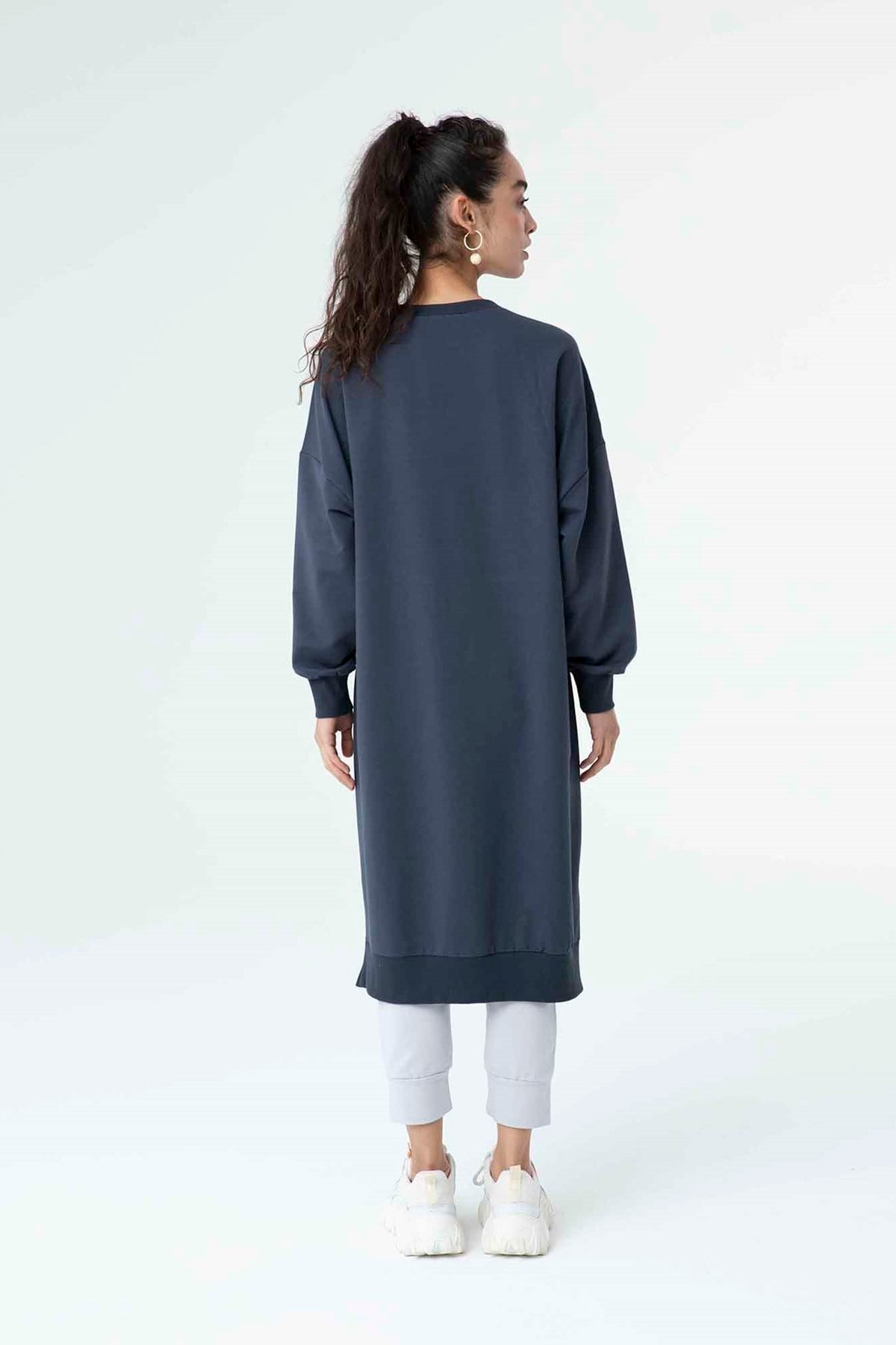 Kadın Basic Tunic - 30645TUN - Lacivert Tunik Soul 