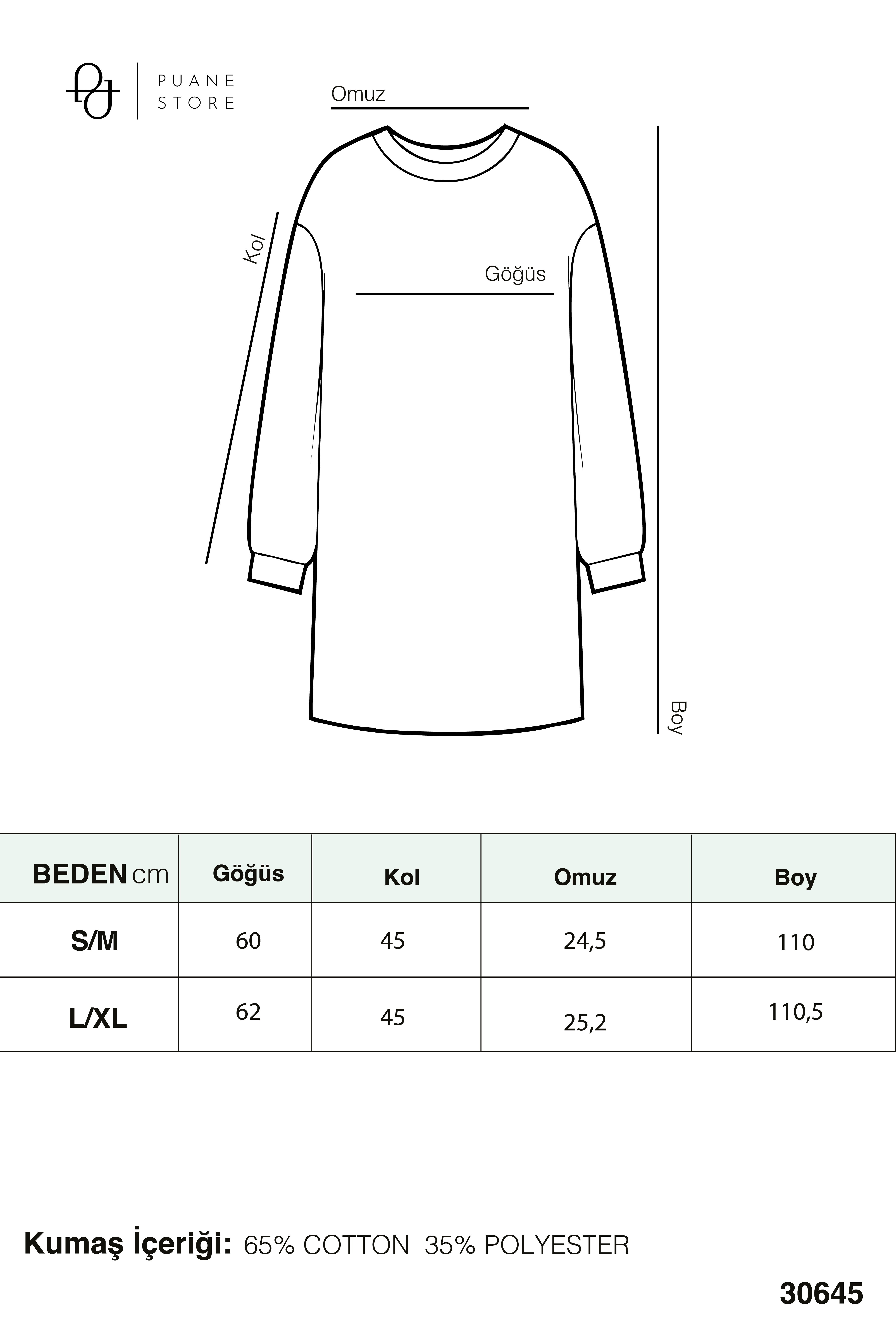 Kadın Basic Tunic - 30645TUN - Sarı Tunik Soul 