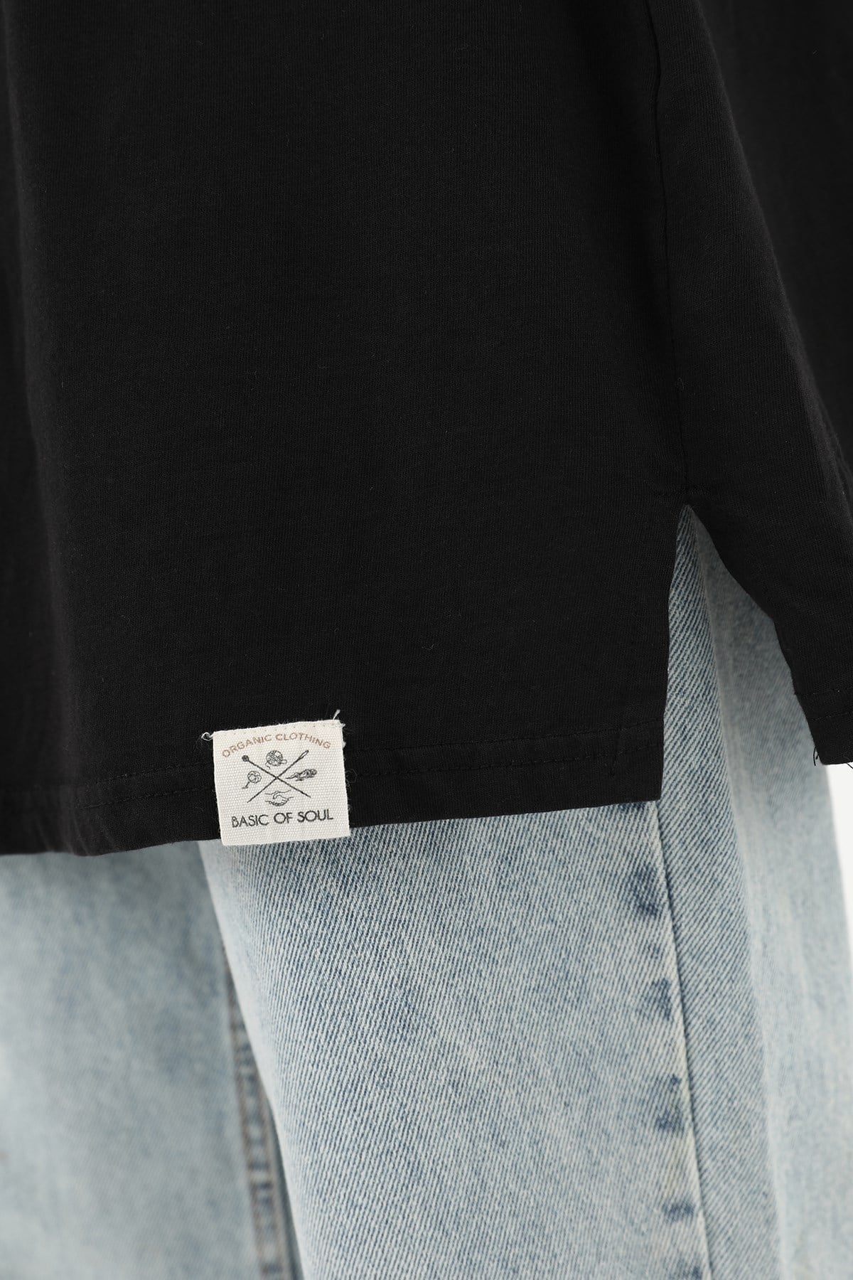 Kadın Basic Tunik - 30726TUN Siyah Tunik Soul 