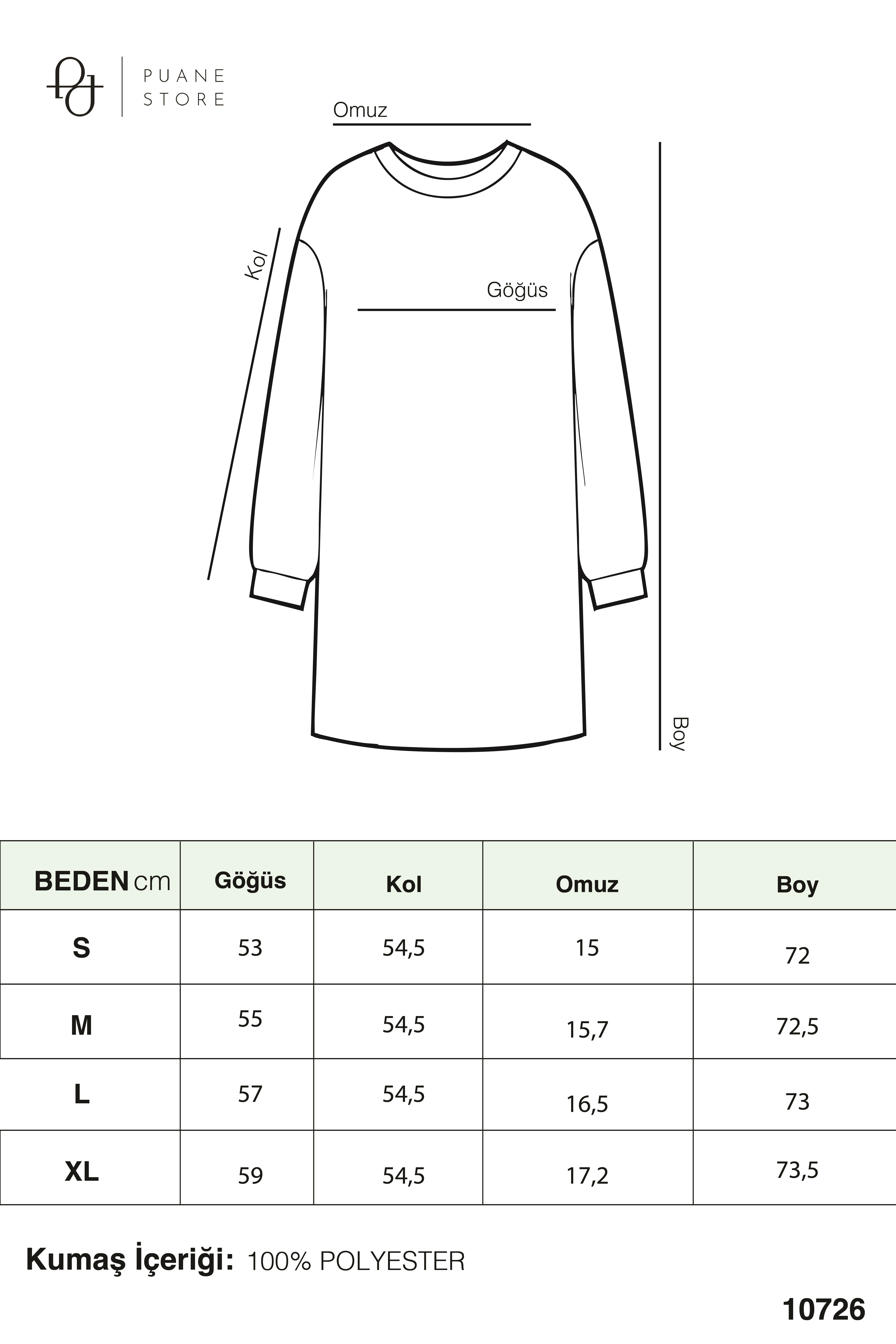 Kadın Dantelli Basic Tunik - 10726TUN - Bordo Tunik Puane 