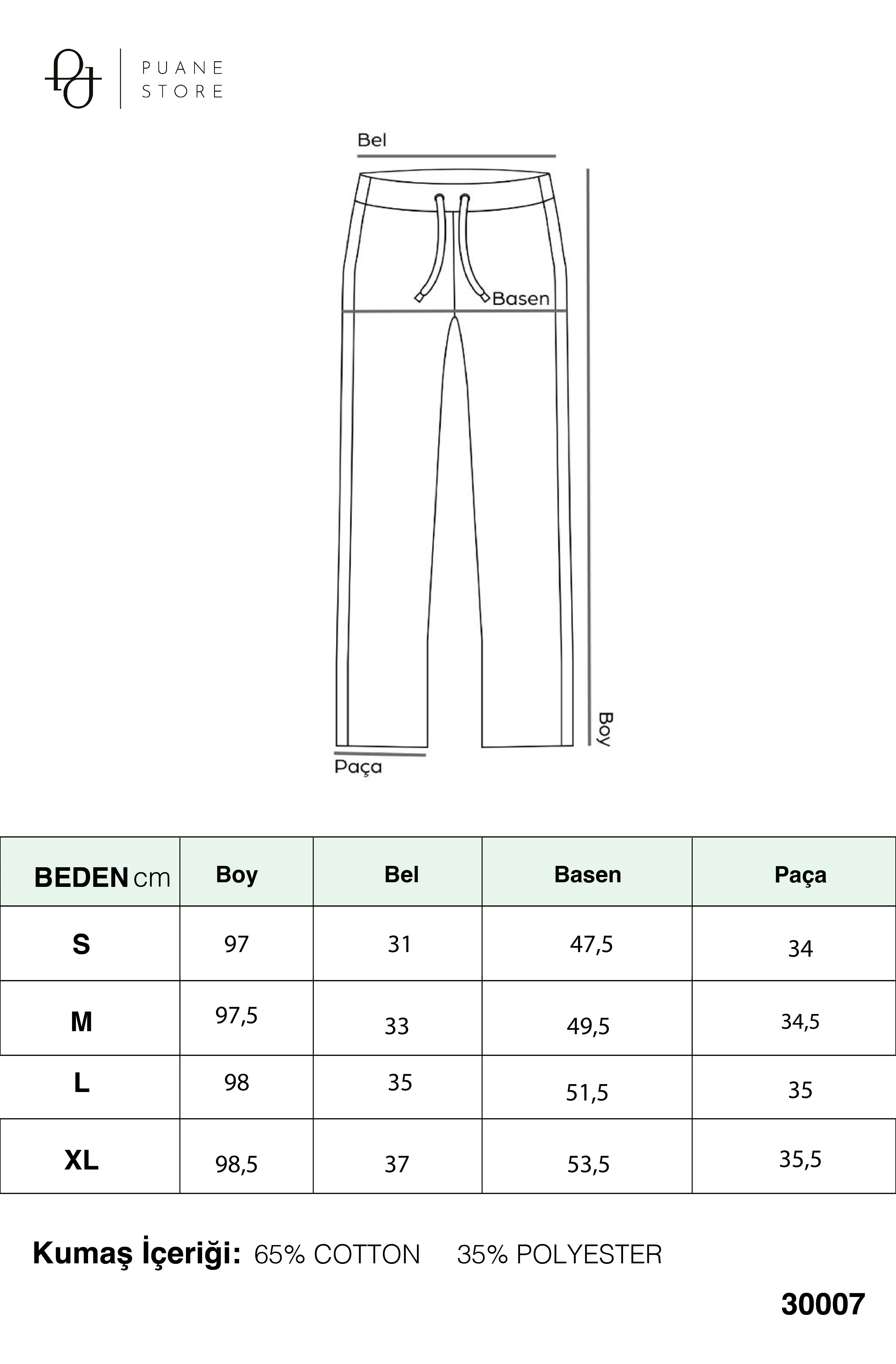 Kadın Geniş Paça Pantolon - 30007PNT - Siyah Pantolon Soul 