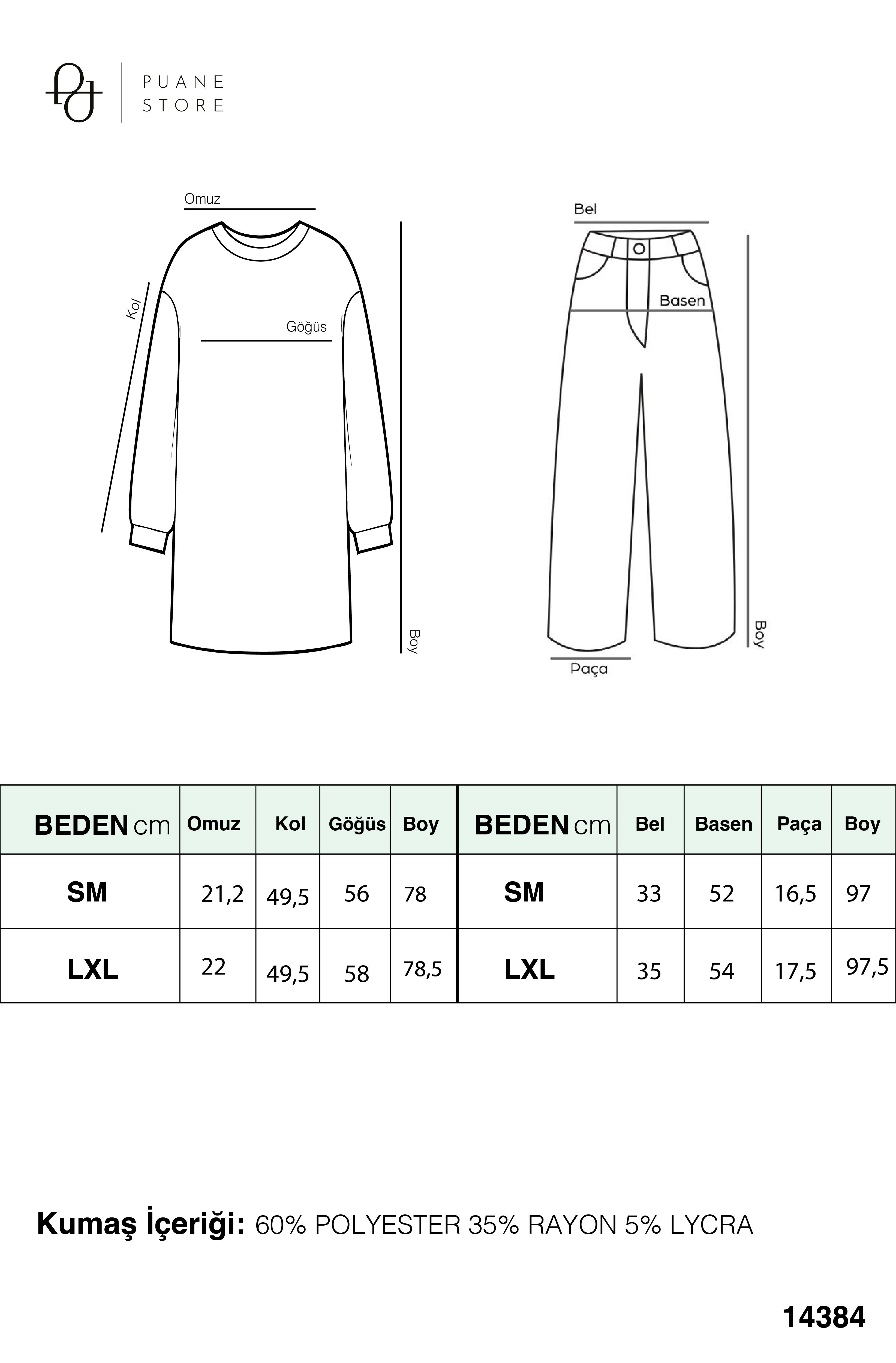Kadın Yanları Çıtçıt Detaylı Yırtmaçlı Basic Takım - 14384TKS - Bordo Eşofman Takım Puane 