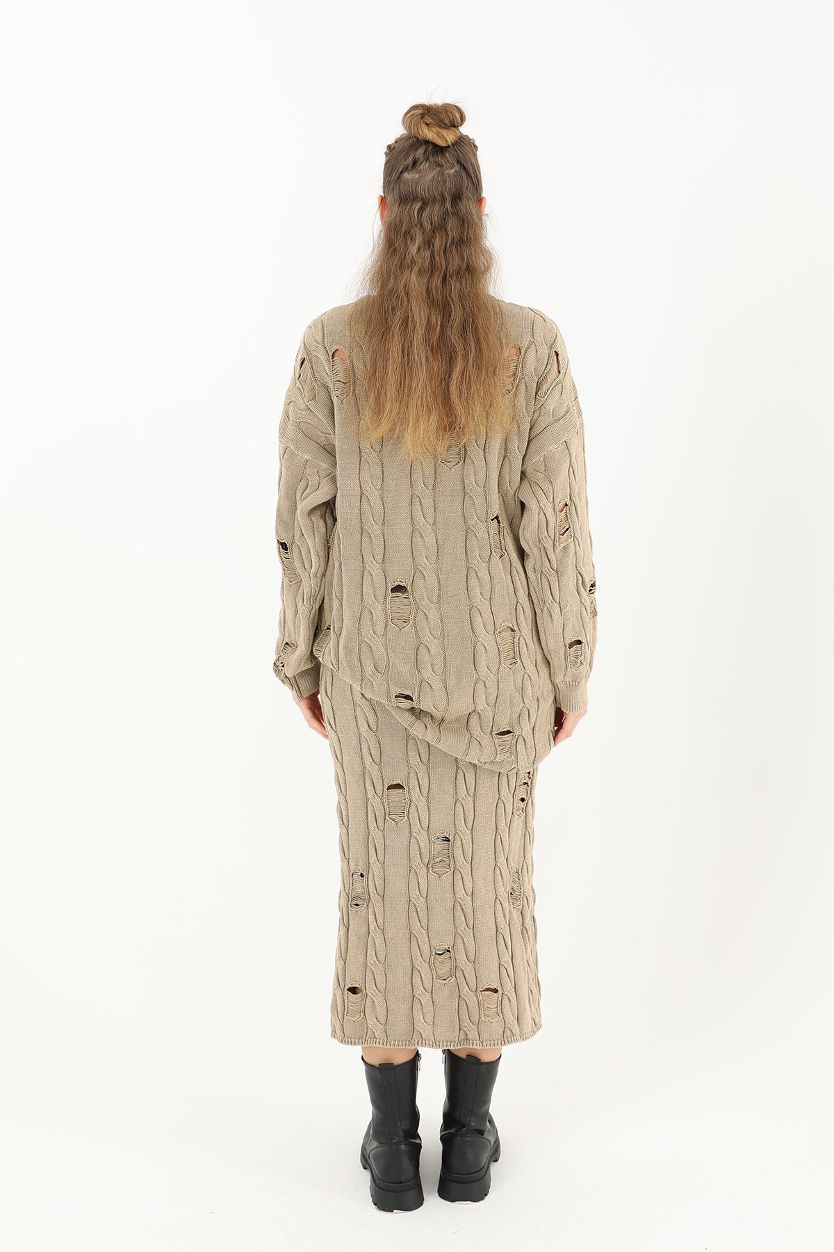 Triko Tunik  - 32036TUN Bej Tunik Soul 