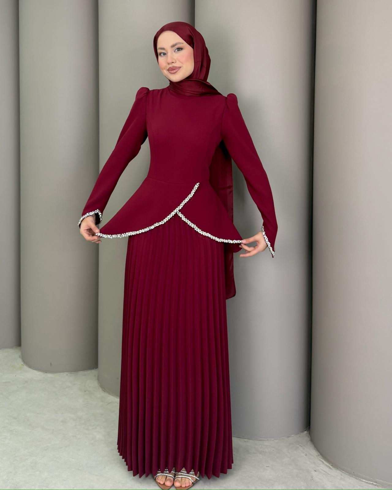 Abiye
Ahenk Abiye Bordo 