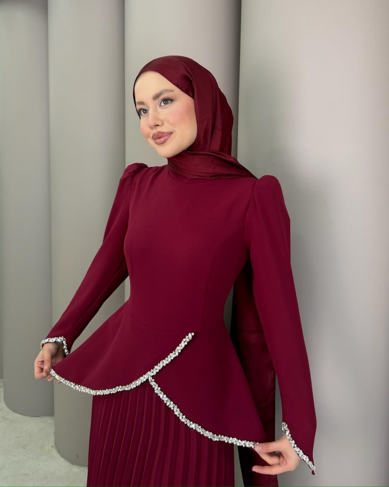 Abiye
Ahenk Abiye Bordo 