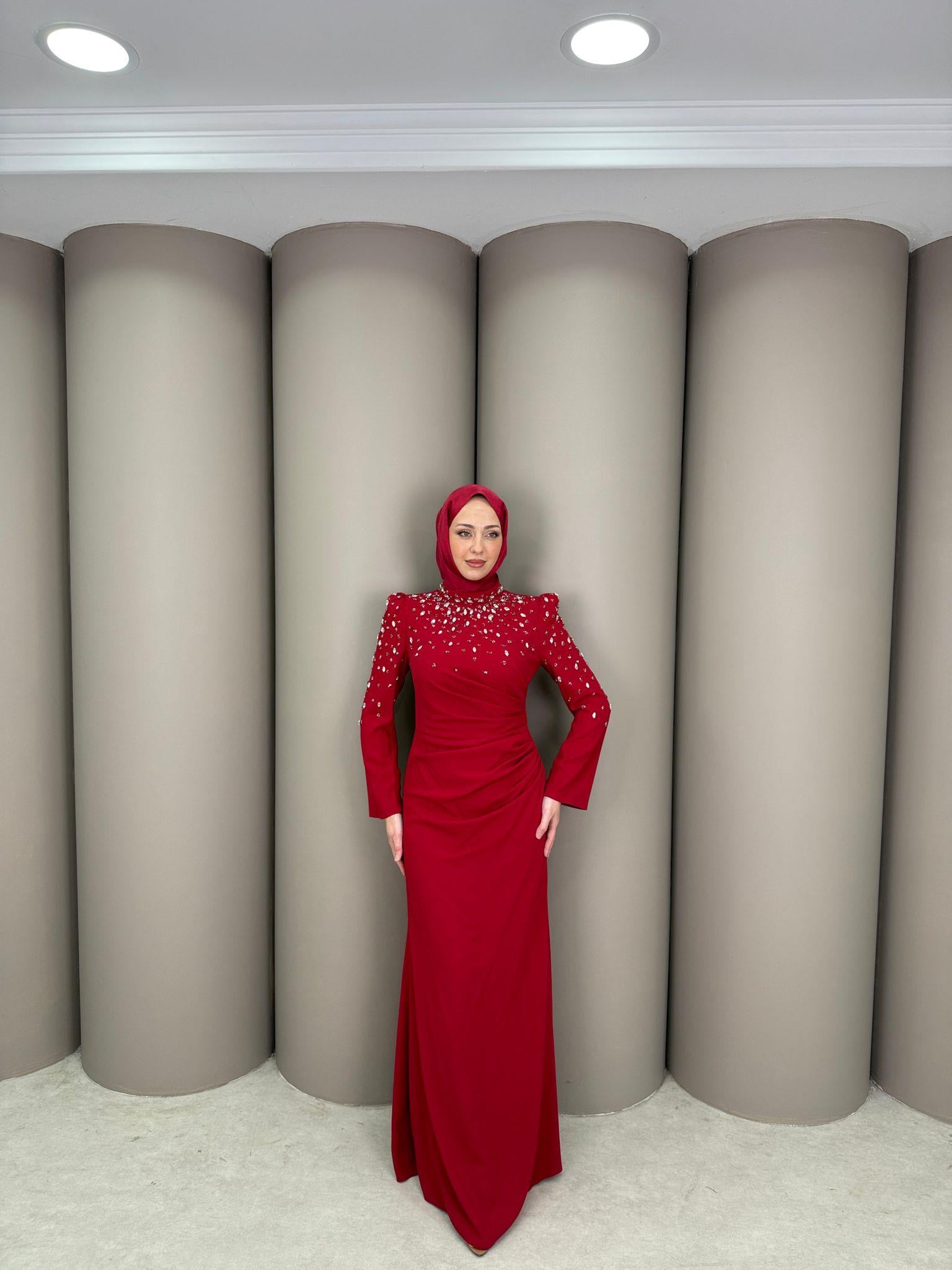 Abiye
Ahsen Abiye Bordo