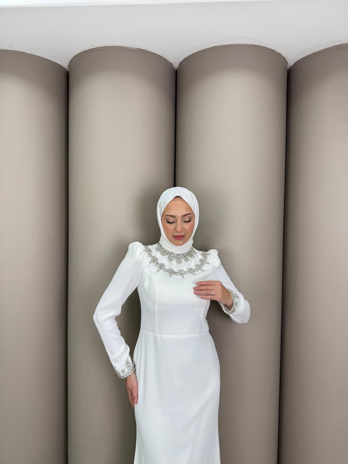 Abiye
Billur Abiye Beyaz