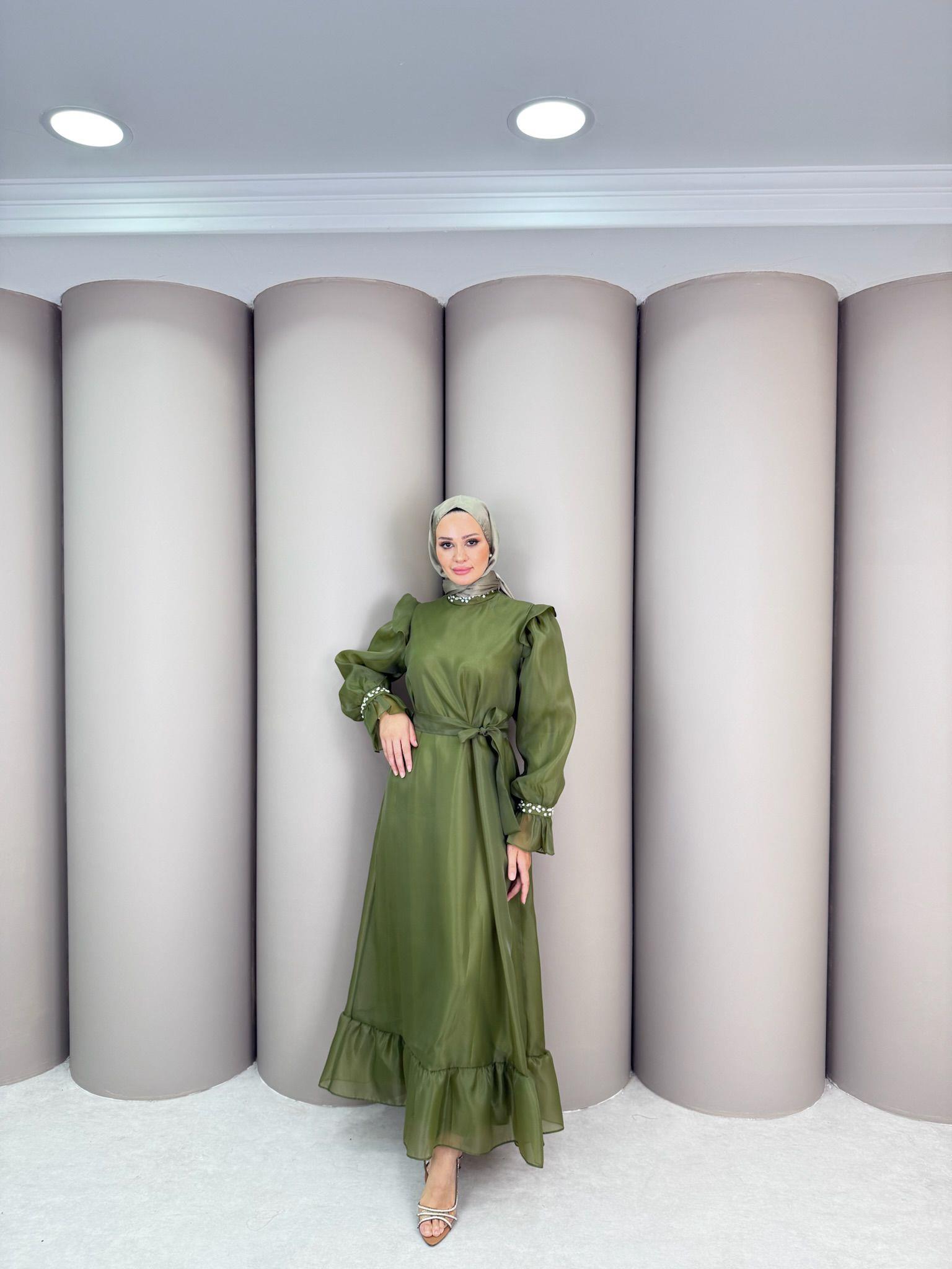 Abiye
Candy Abiye Haki Yeşil