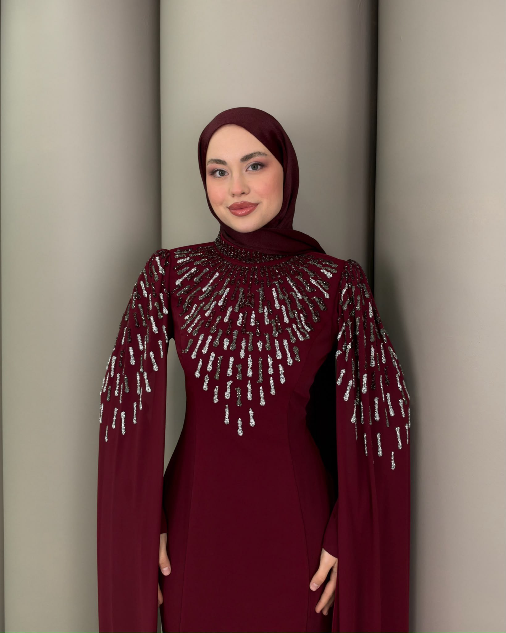 Abiye
Elow Abiye Bordo 
