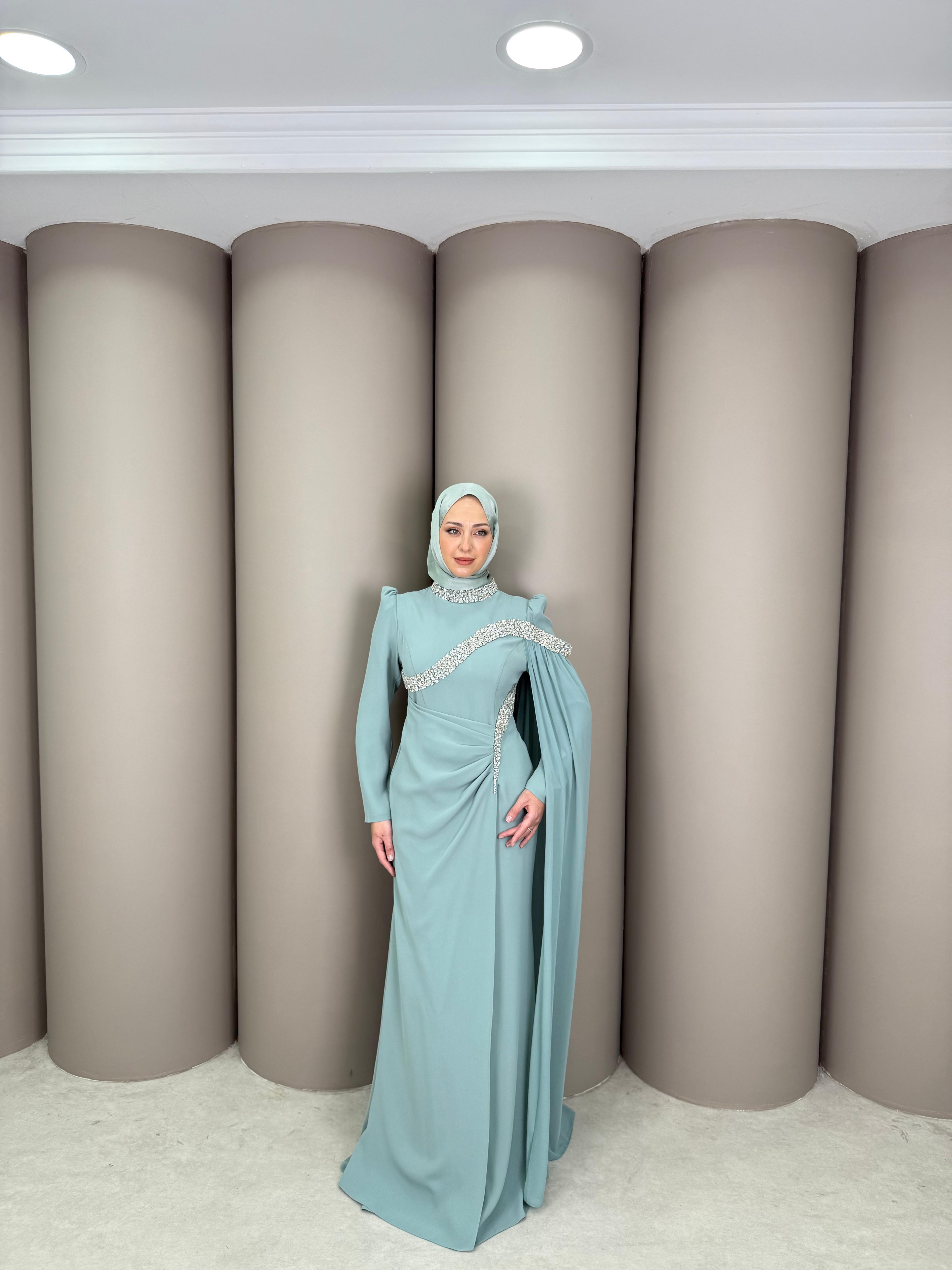 Abiye
Feriha Abiye Mint Yeşil