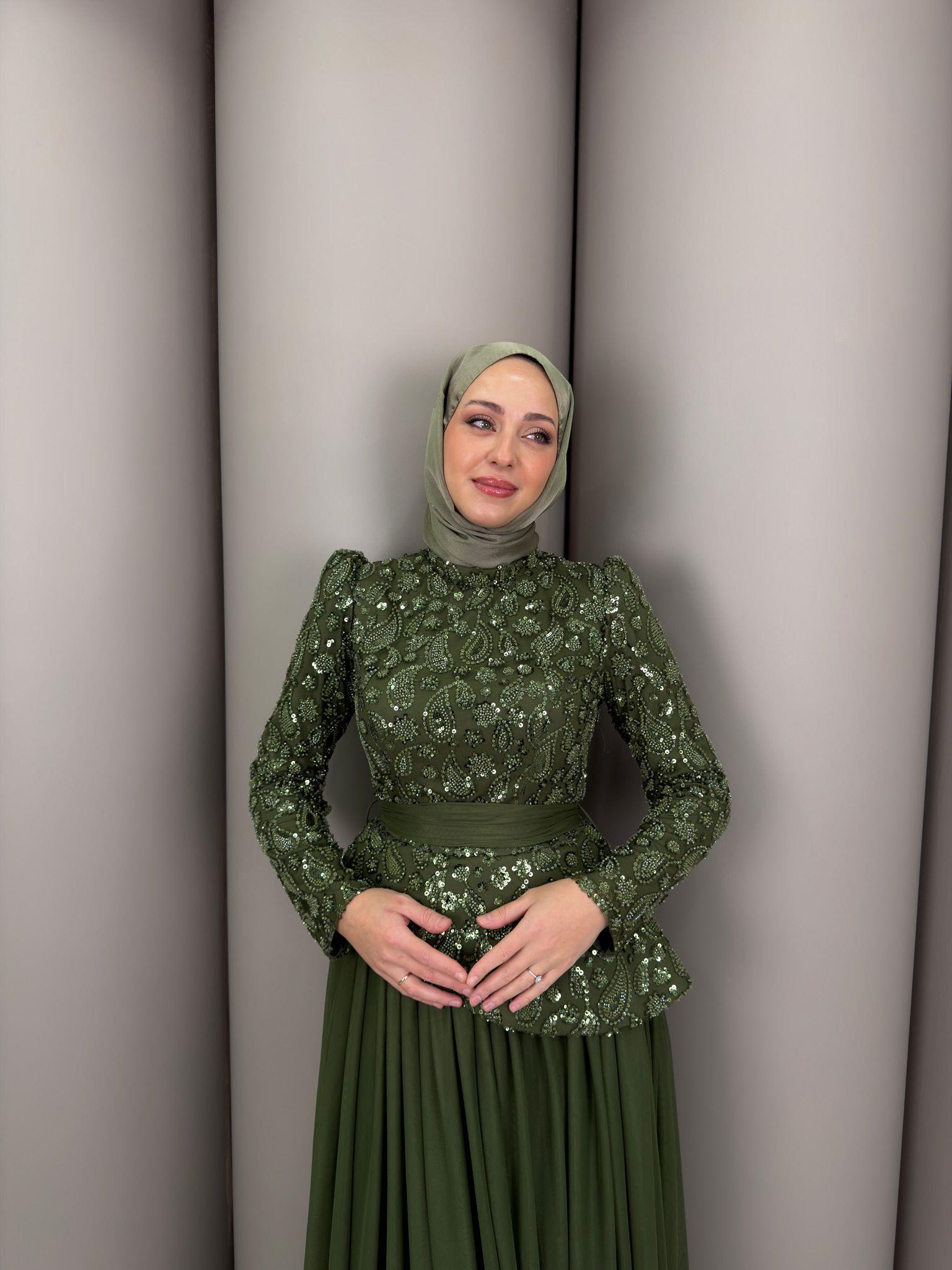 Abiye
Flower Abiye Çağla Yeşil