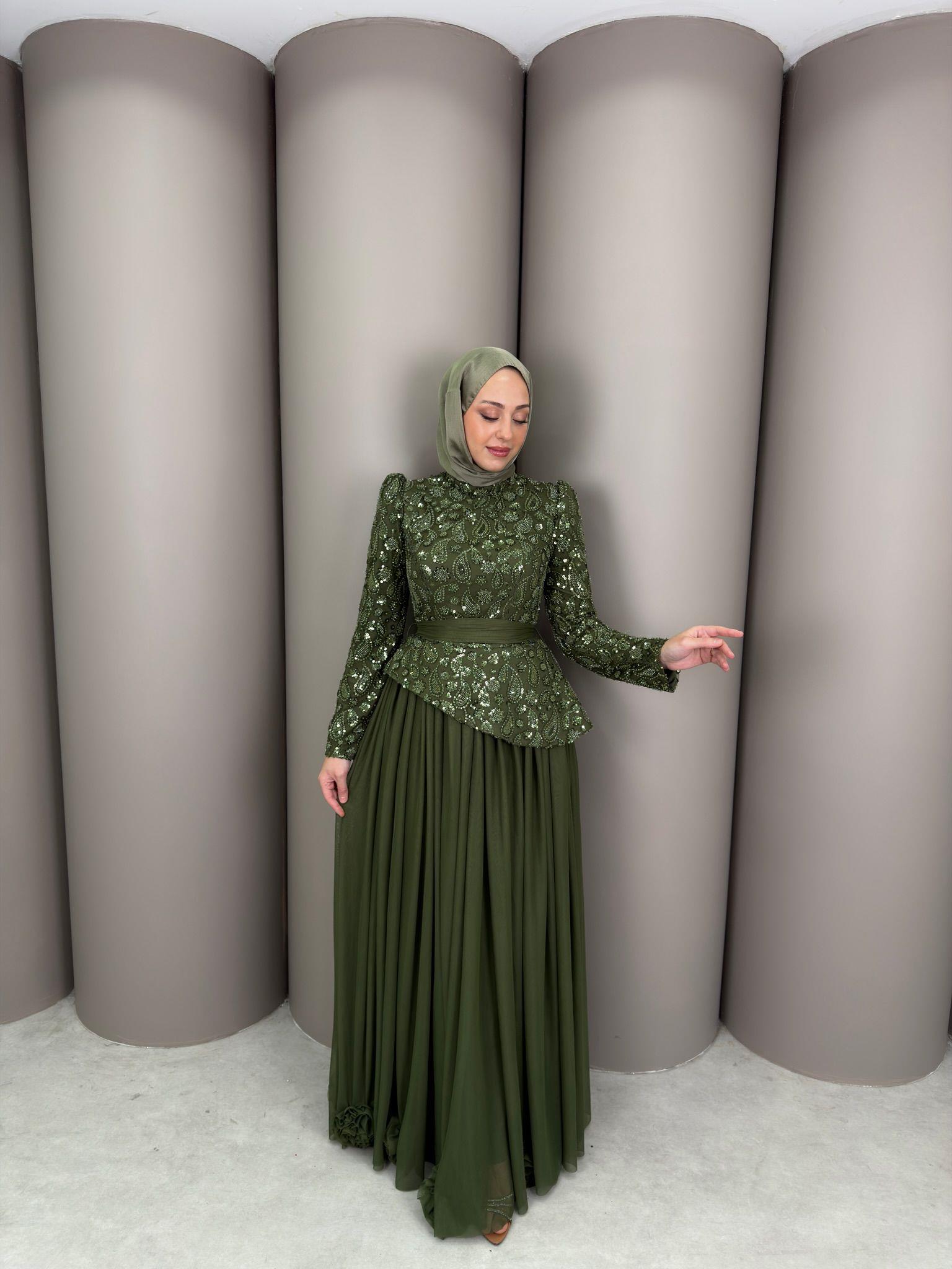 Abiye
Flower Abiye Çağla Yeşil