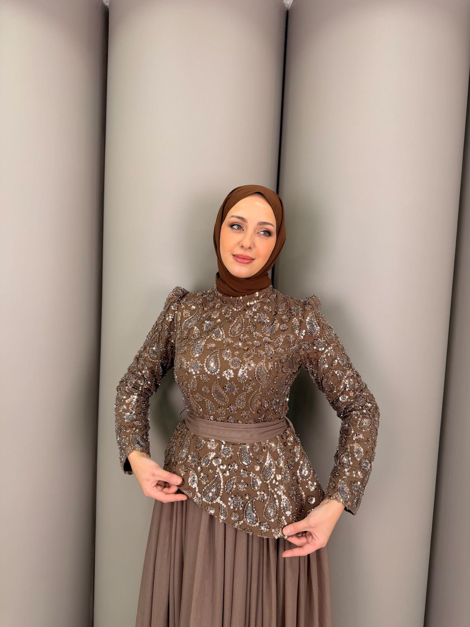 Abiye
Flower Abiye Kahve