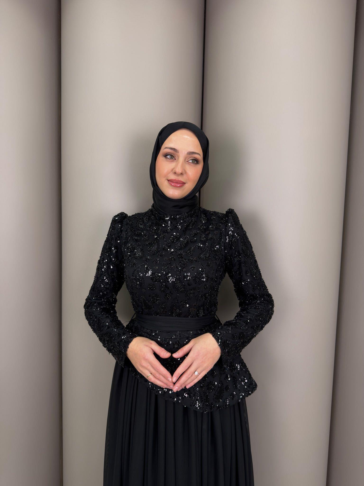 Abiye
Flower Abiye Siyah