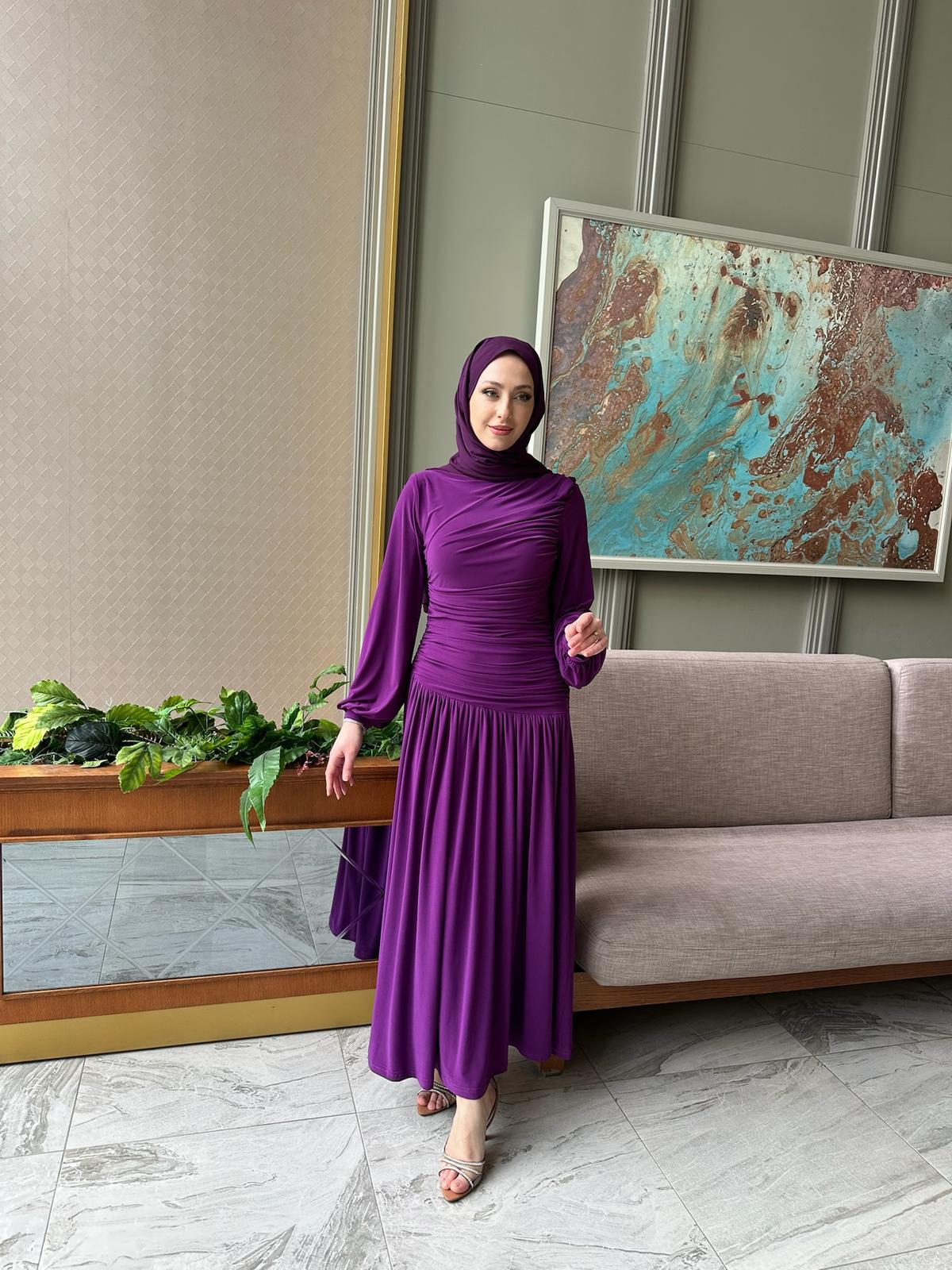 Abiye
IVORY ELBİSE MOR 