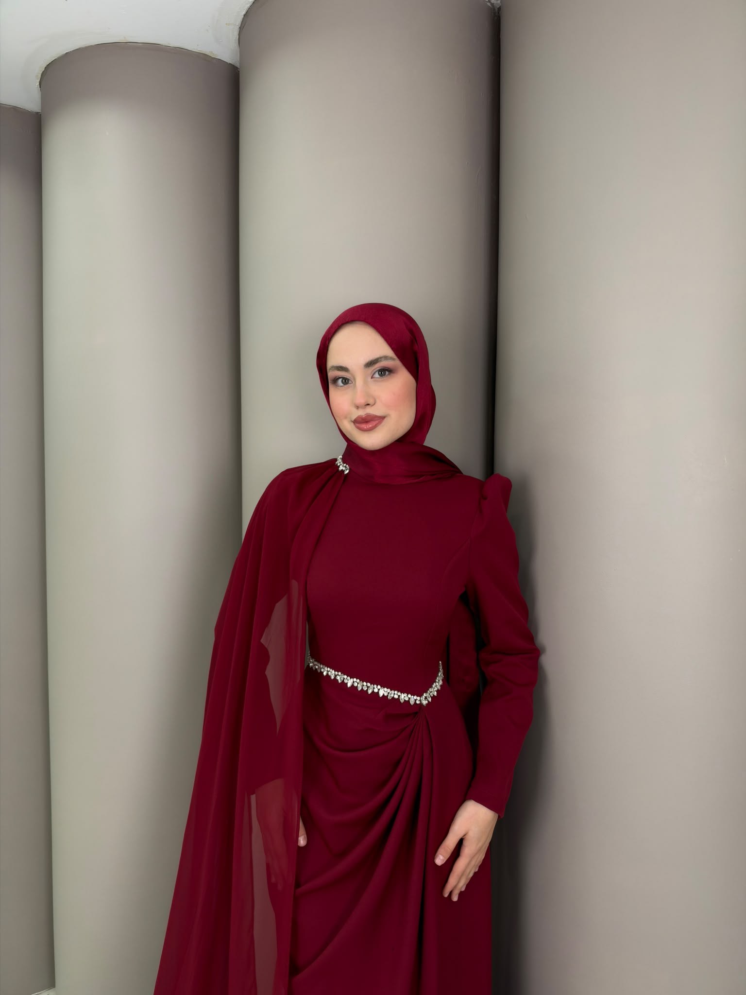 Abiye
Karmen Abiye Bordo 