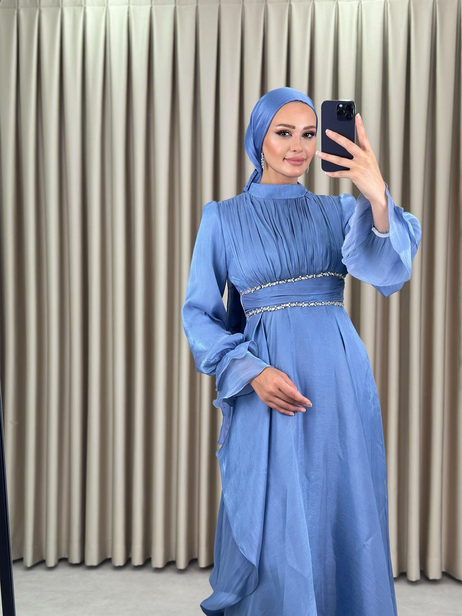 Abiye
Manolya Abiye İndigo