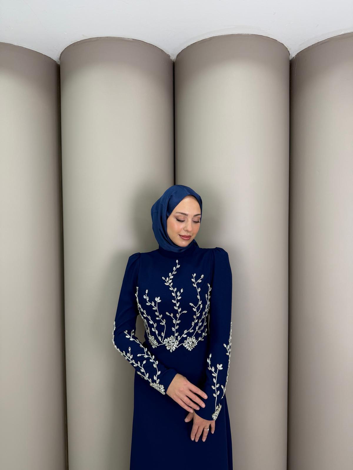 Abiye
Meyra Abiye Saks Mavi