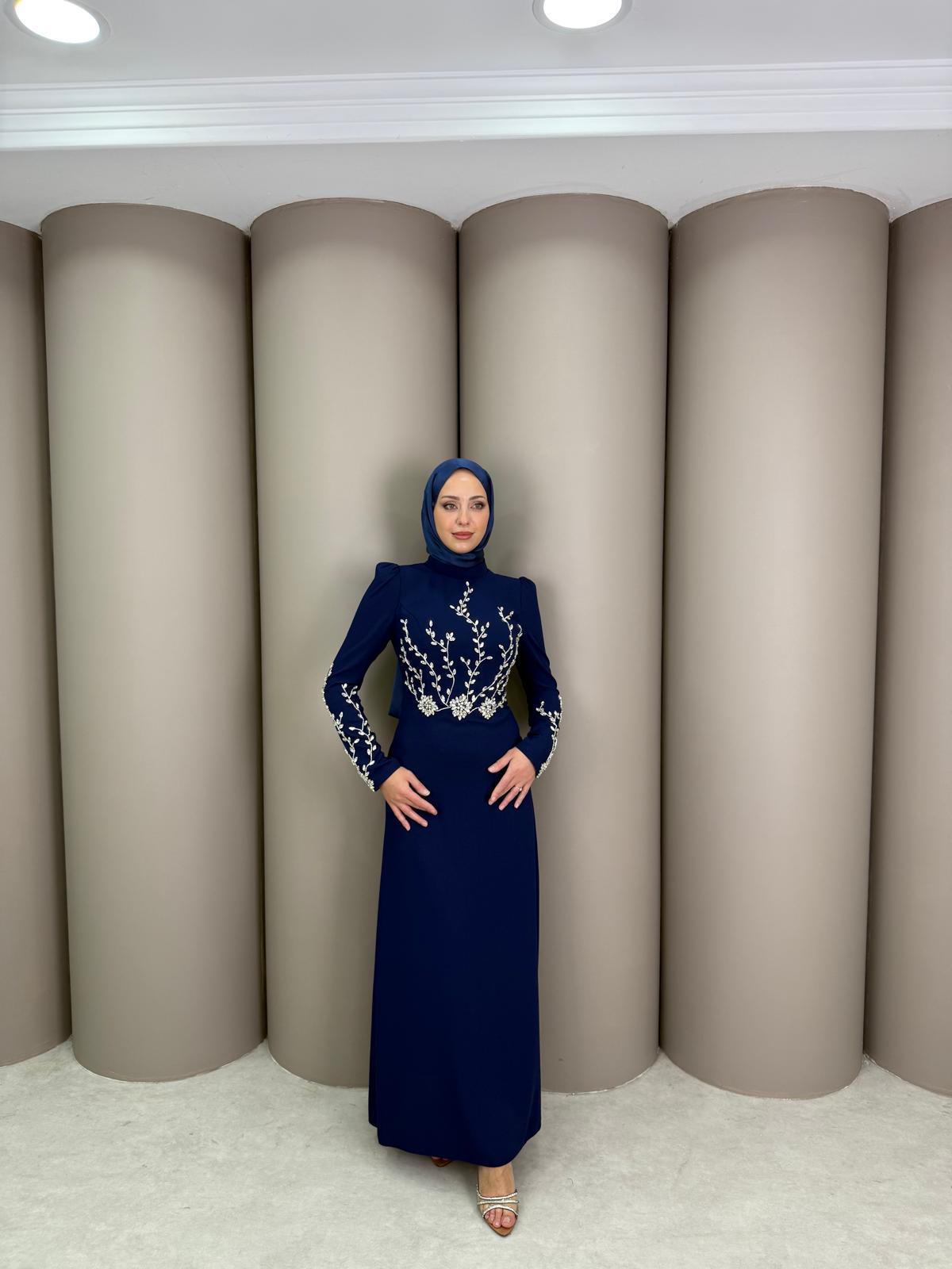 Abiye
Meyra Abiye Saks Mavi