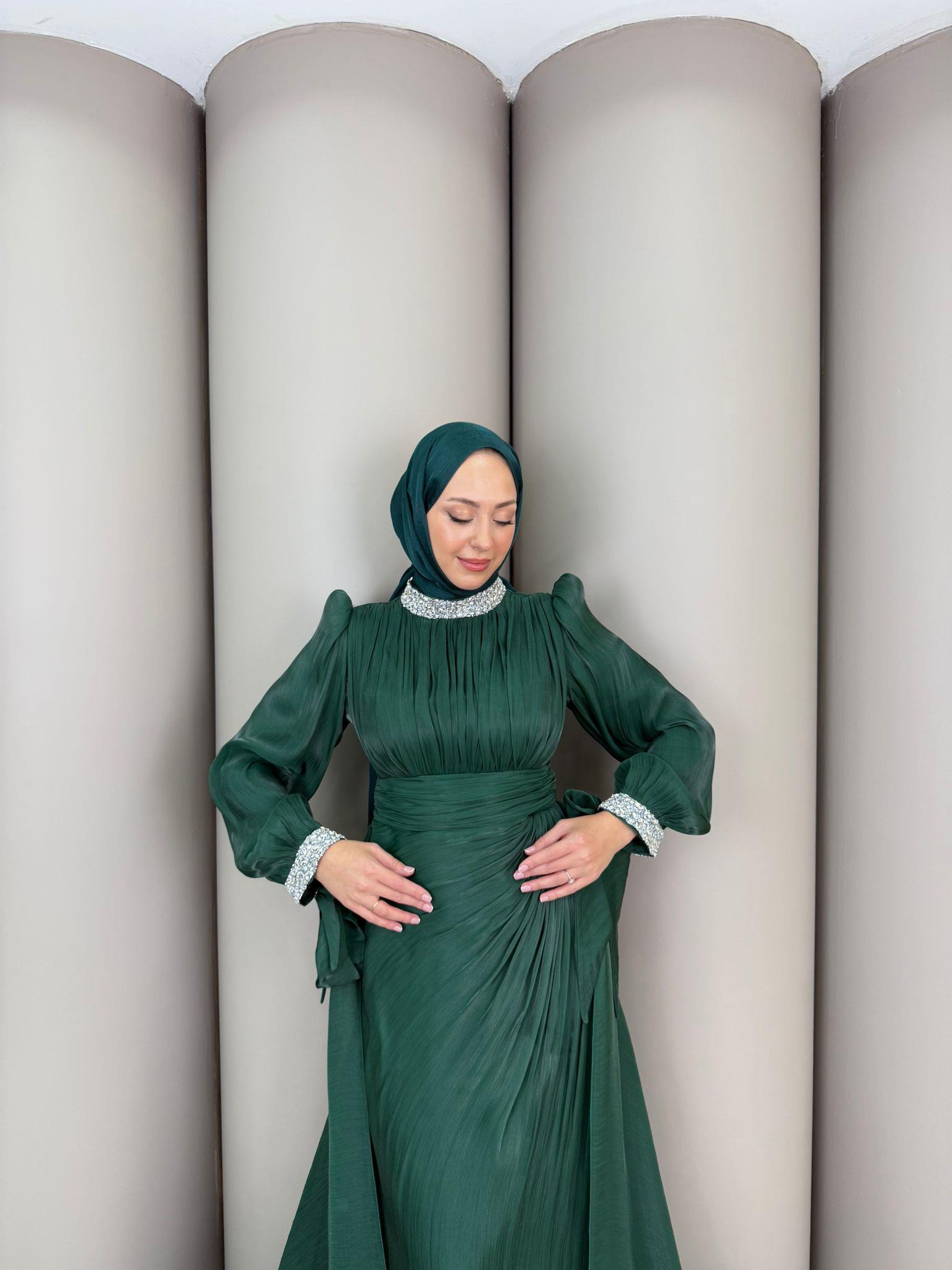 Abiye
Mimoza Abiye Zümrüt Yeşil