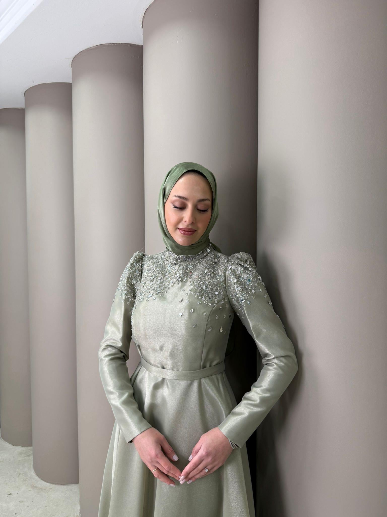 Abiye
Pera Elbise Çağla Yeşil