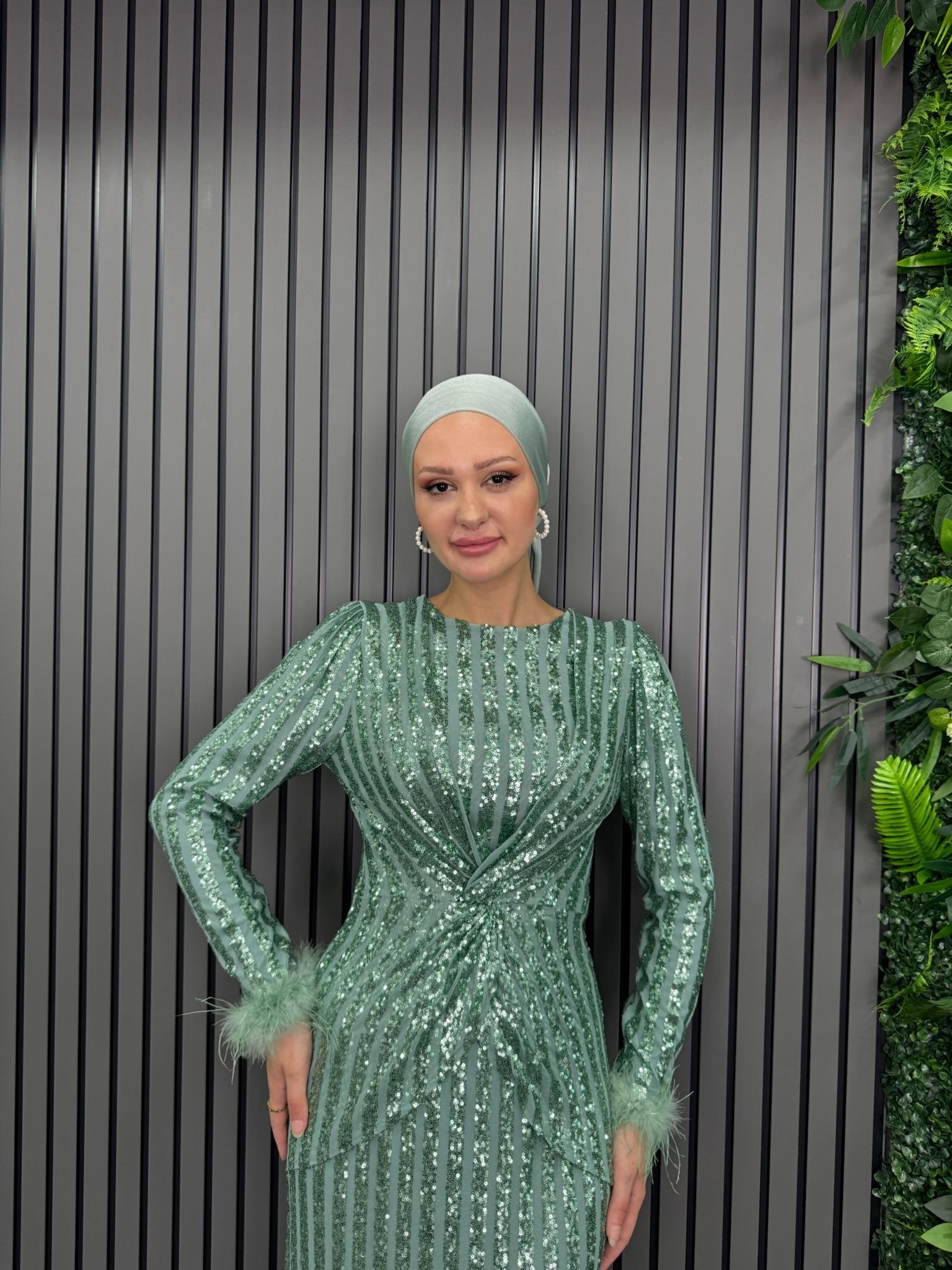 Abiye
Sasha Abiye Mint Yeşil