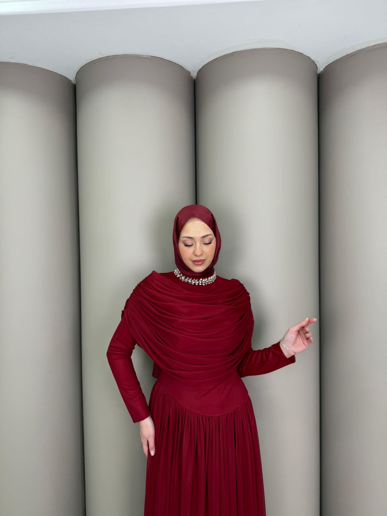 Abiye
Sevde Abiye Bordo