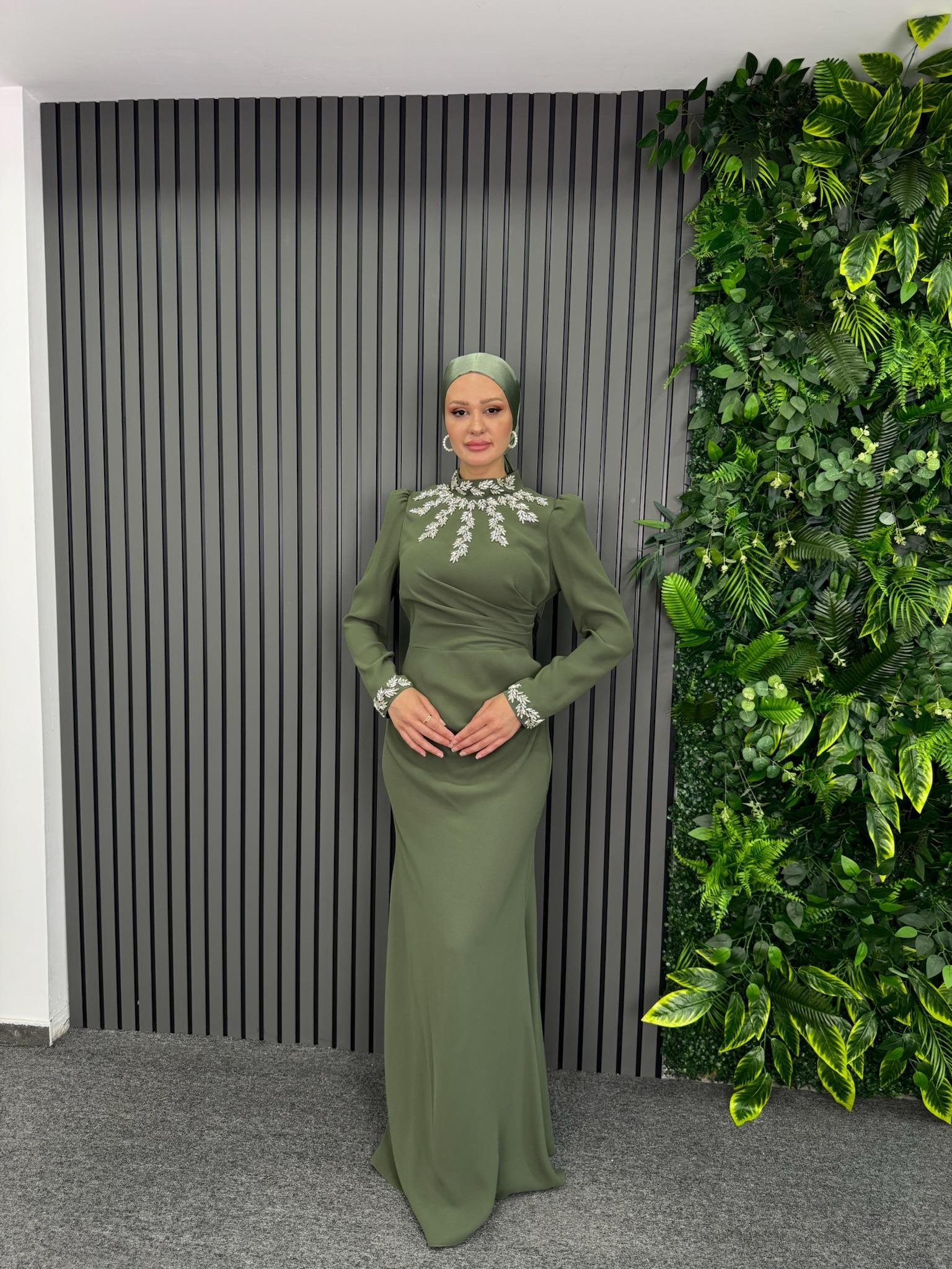 Abiye
Simera Abiye Haki Yeşil