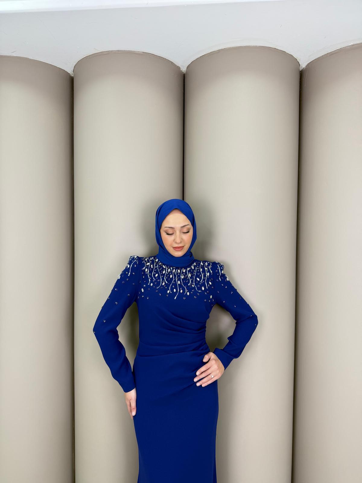 Abiye
Sumru Abiye Saks Mavi