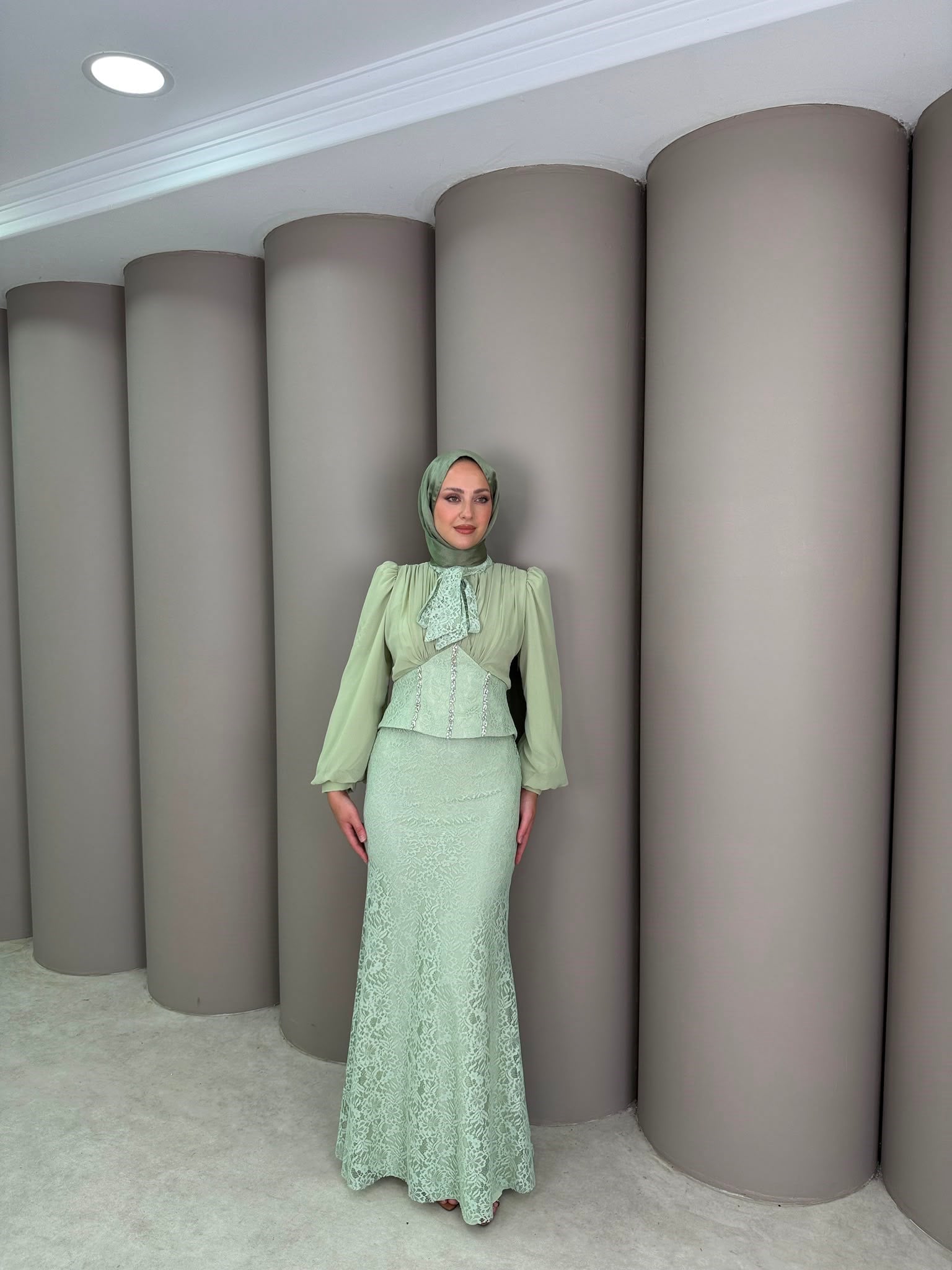Abiye
Velvet Abiye Mint