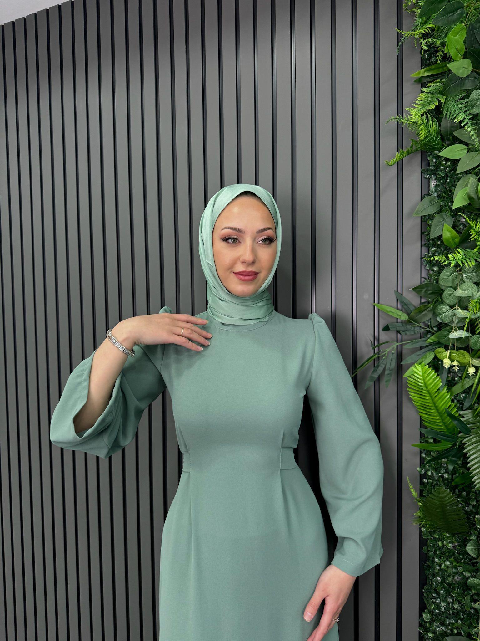 Elbise
Kendinden Kemerli Elbise Çağla Yeşili