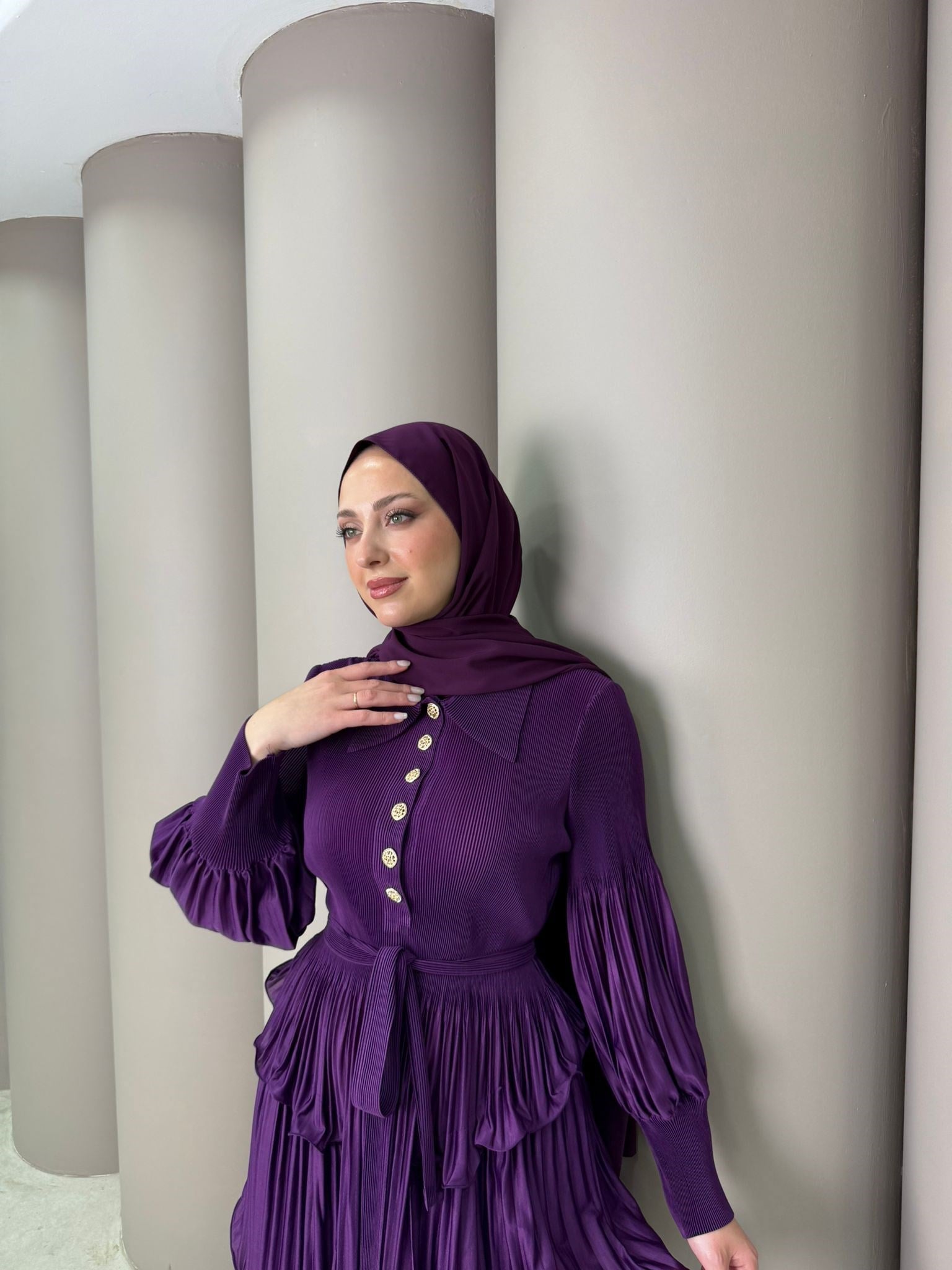 En Yeniler
Pear Elbise Mor