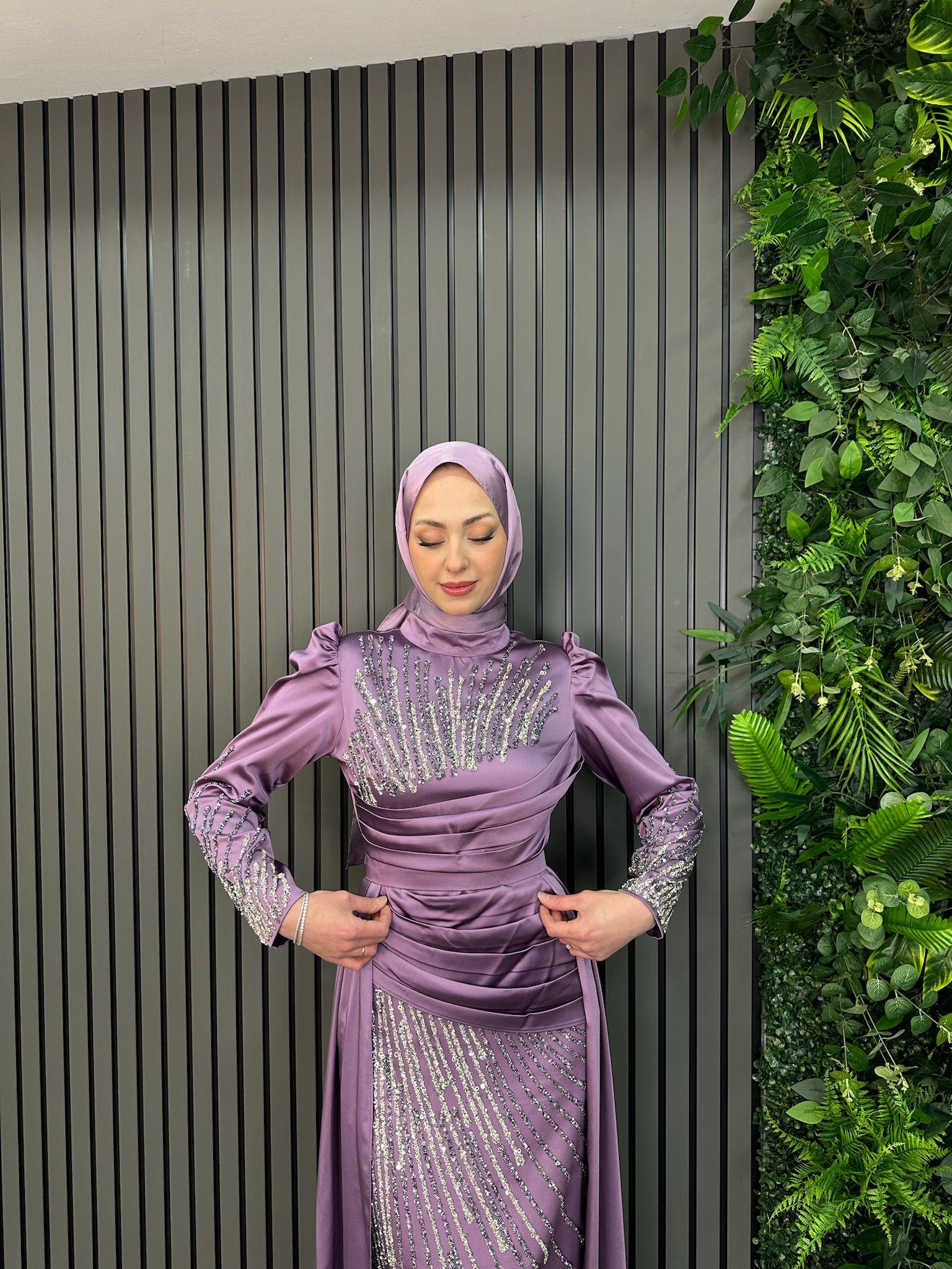 Giyim
Aylin Abiye Lila