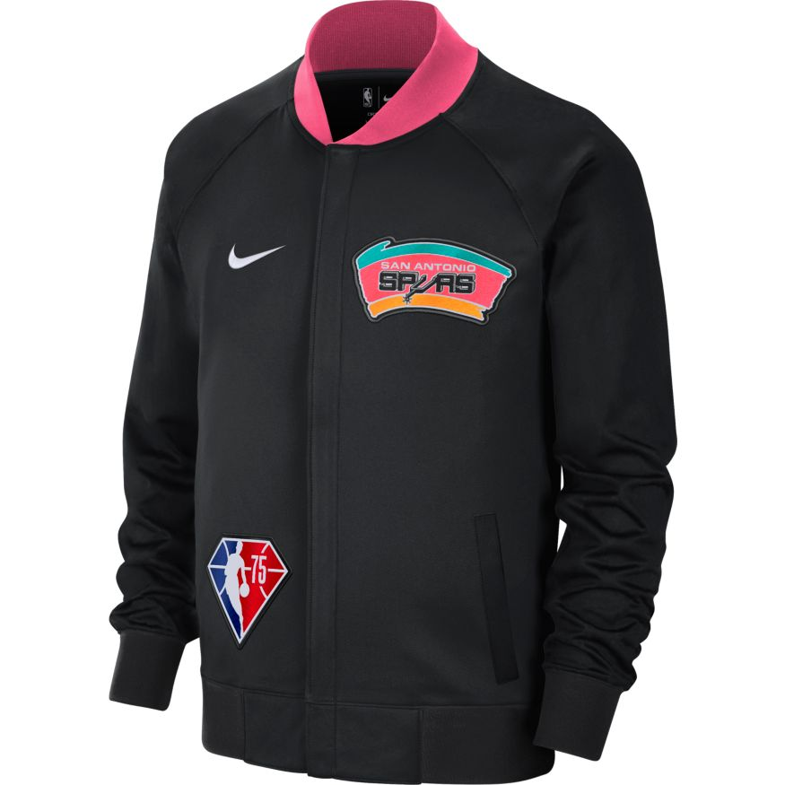 db2471-010Nike Dri-FIT NBA Full-Zip Hoodie San Antonio Spurs Edition Mixtape 