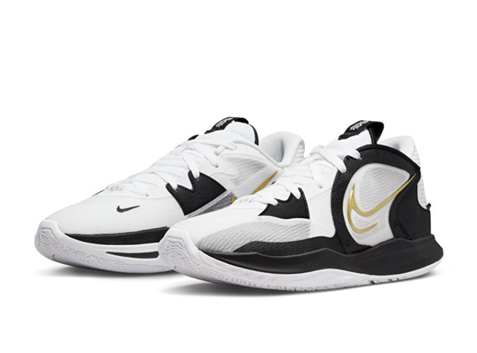 DJ6012-101Kyrie Low 5 ''White Black Metallic Gold''