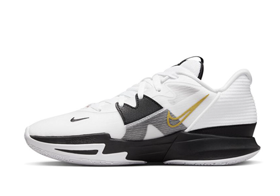 DJ6012-101Kyrie Low 5 ''White Black Metallic Gold''