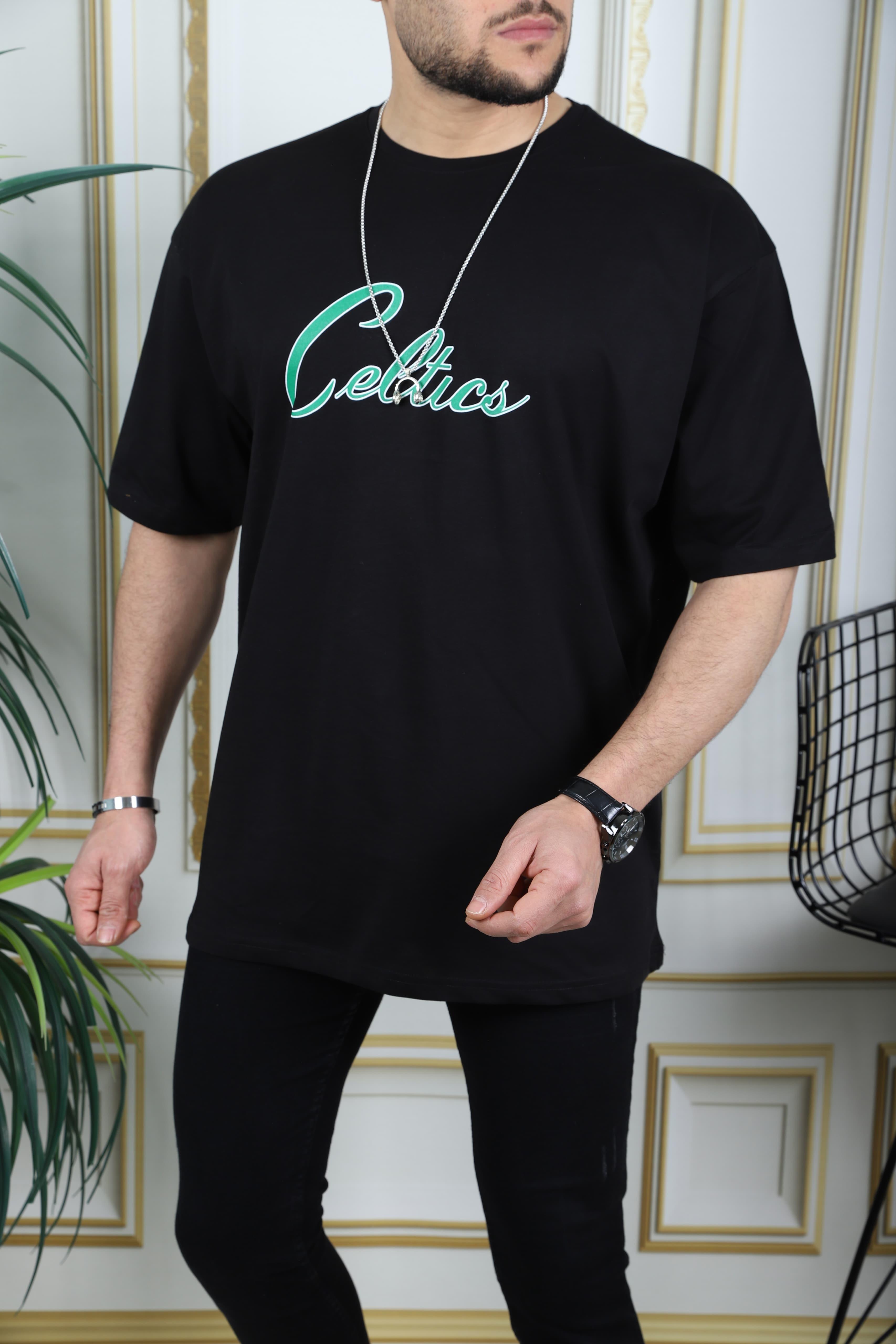 Baskılı owersize tshirt