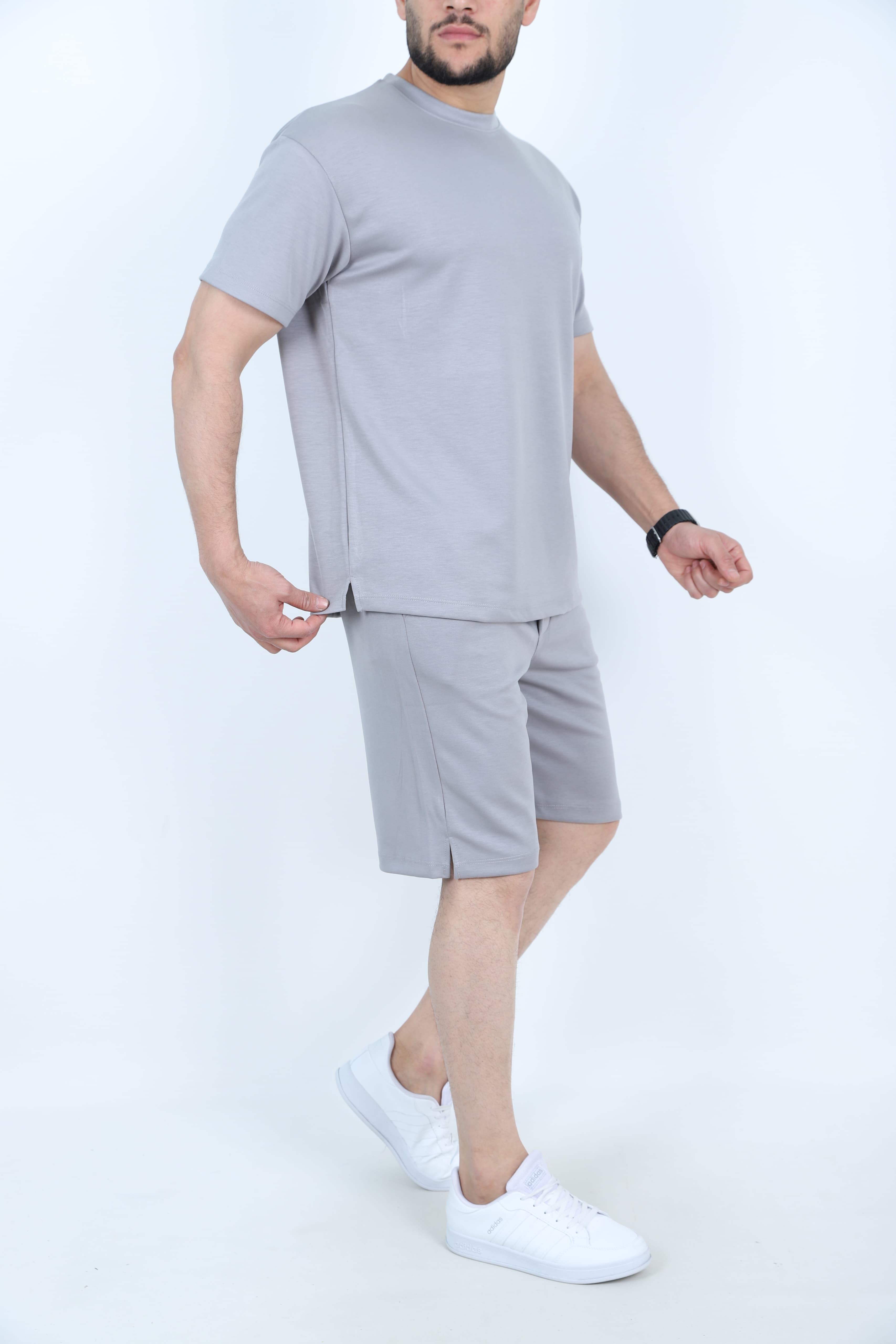 Füme şort takım