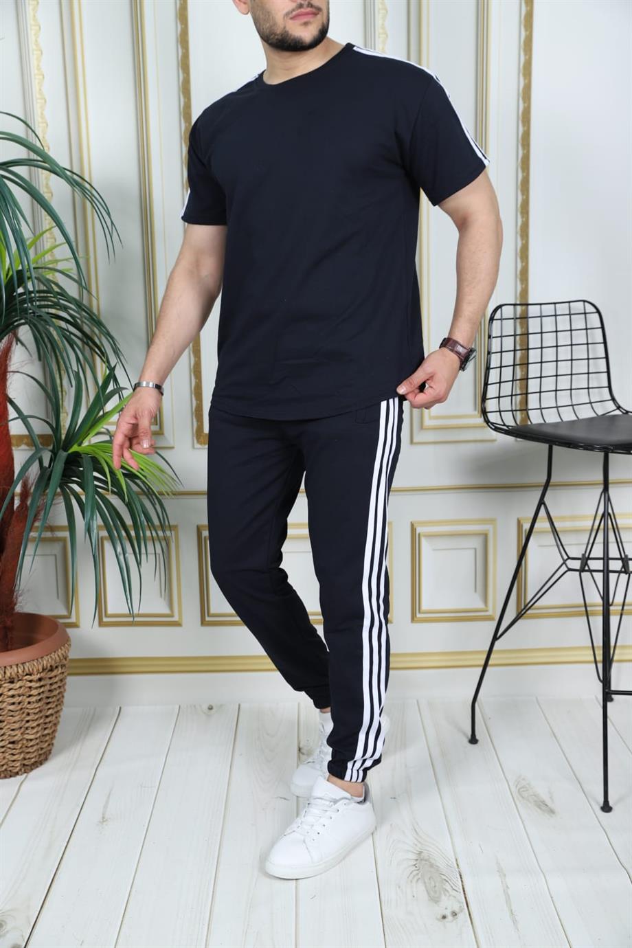 Lacivert Renk Regular Fit Eşofman Takımı 3000
