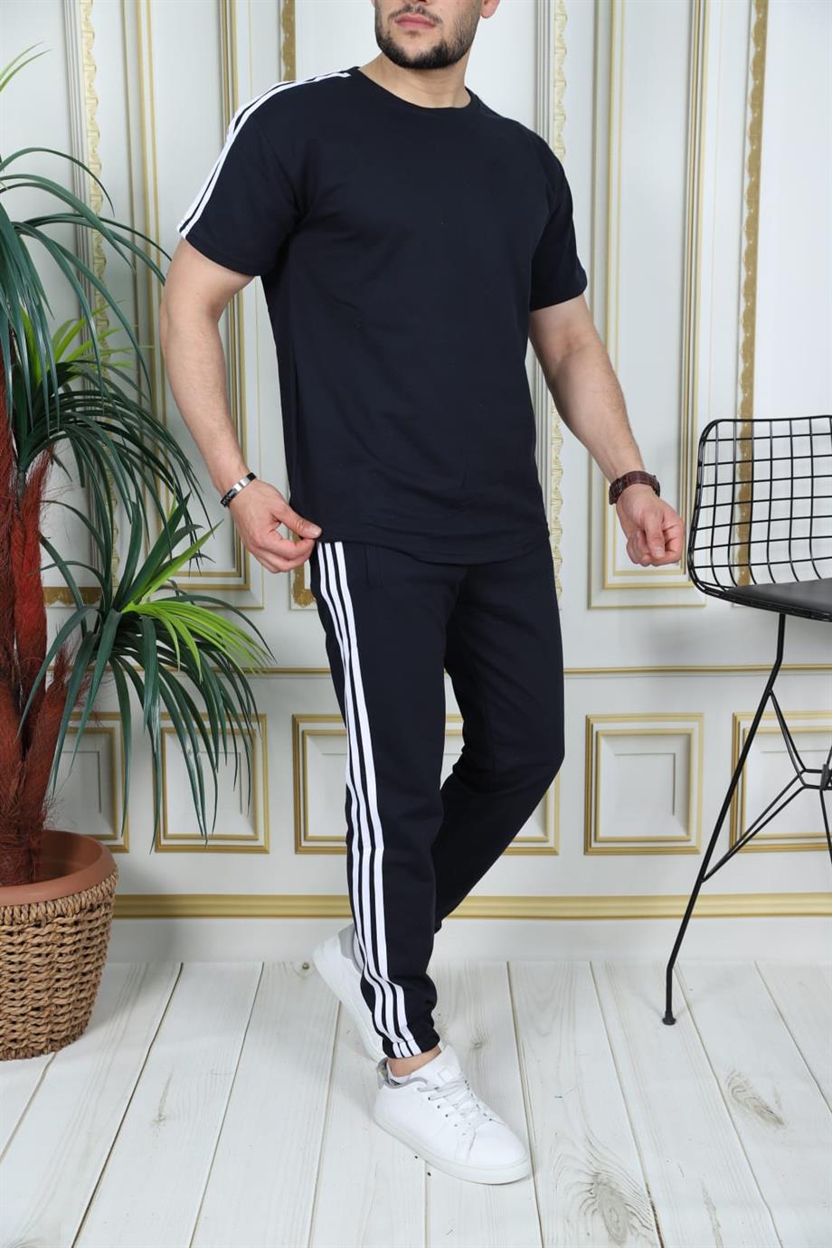 Lacivert Renk Regular Fit Eşofman Takımı 3000