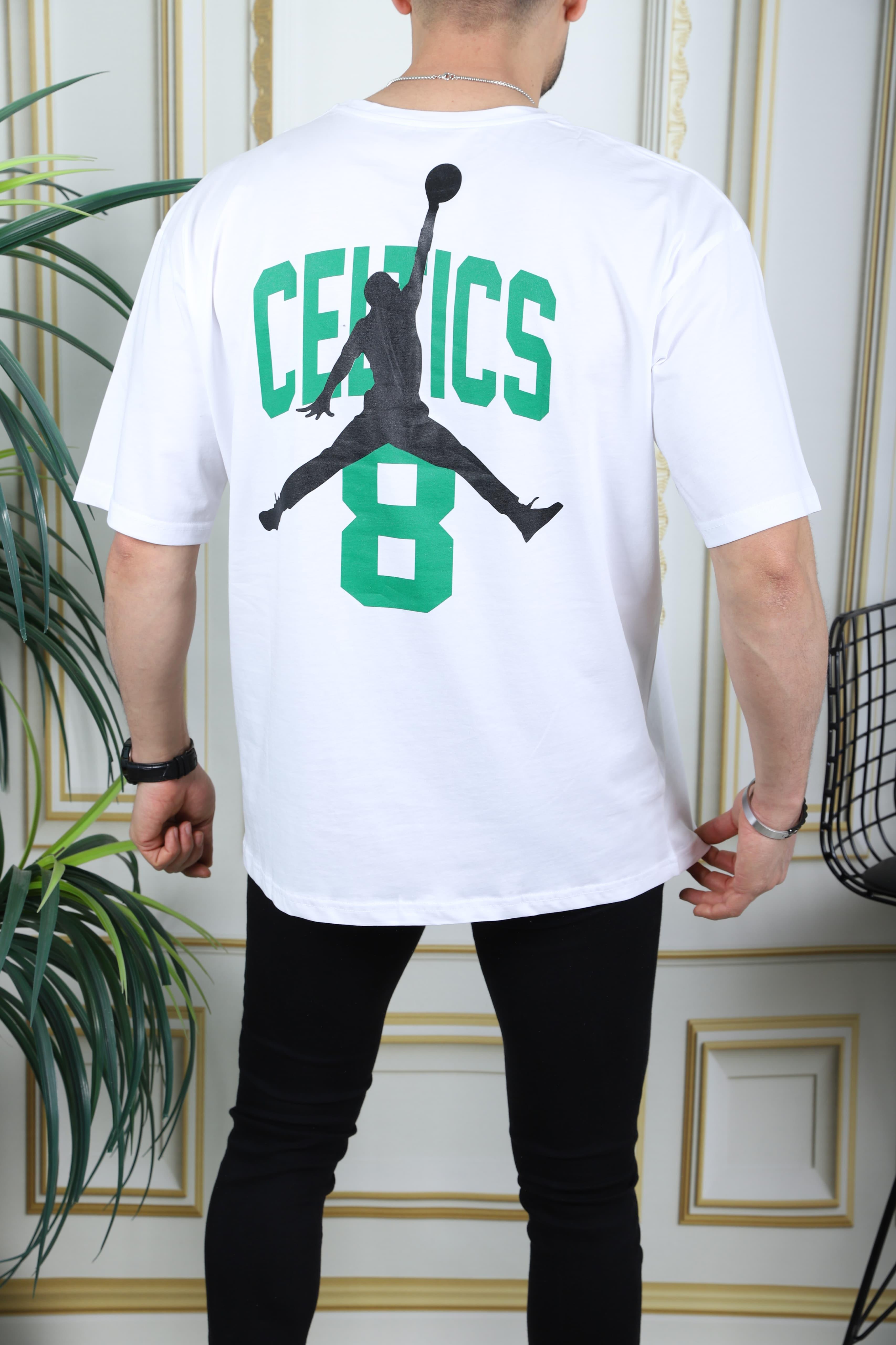 Standart beden baskılı owersize tshirt
