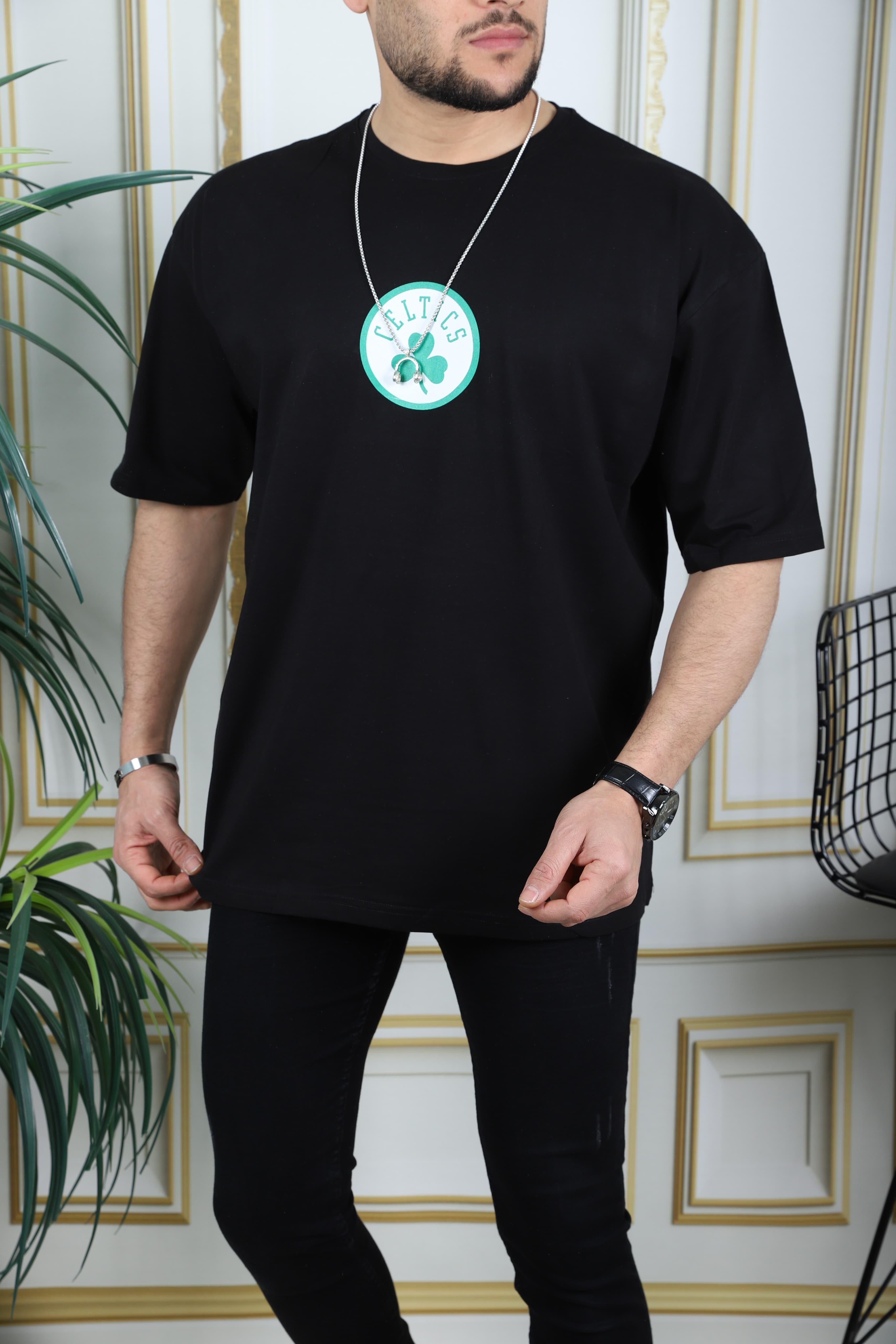 Standart beden baskılı owersize tshirt