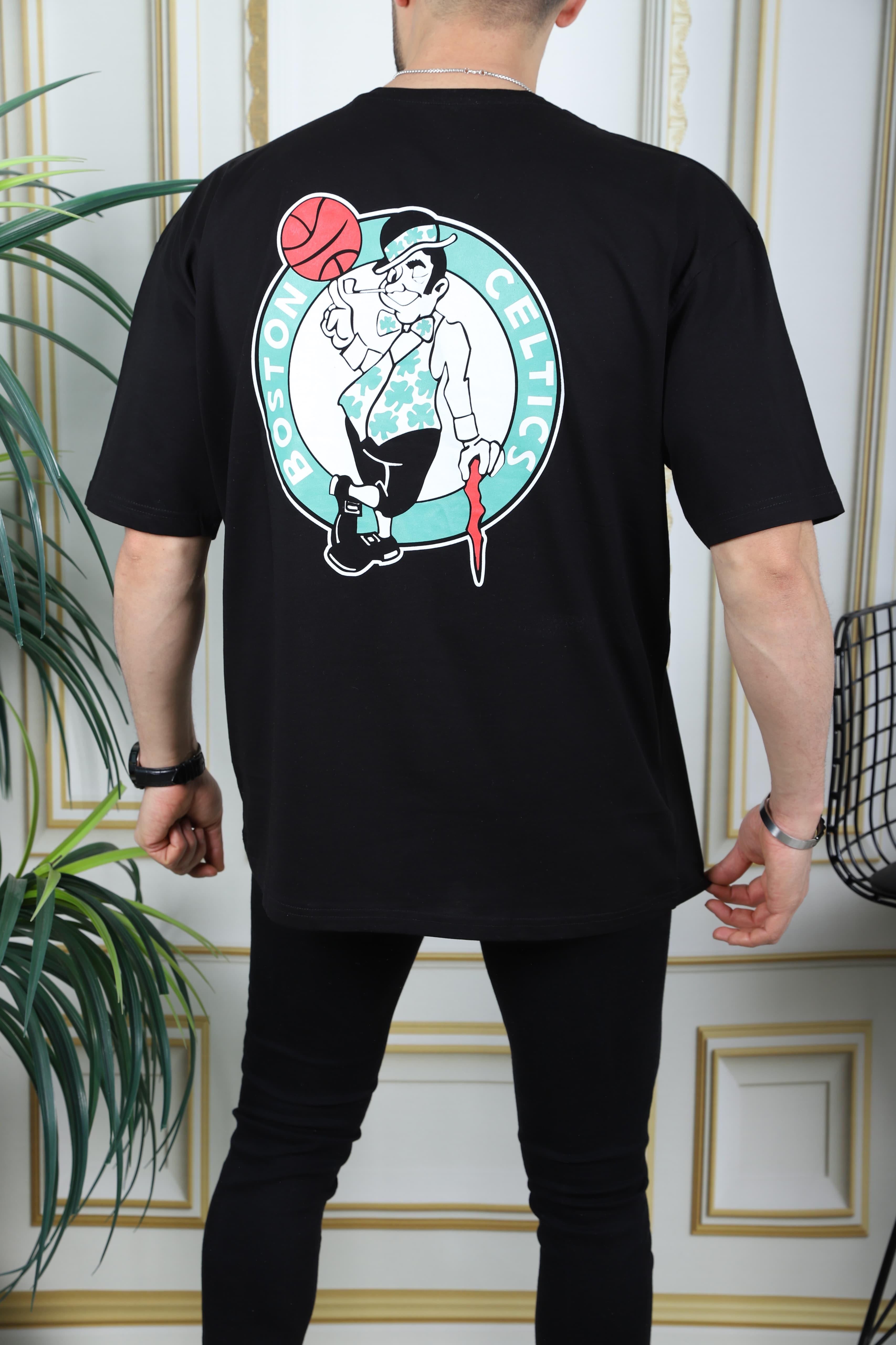 Standart beden baskılı owersize tshirt