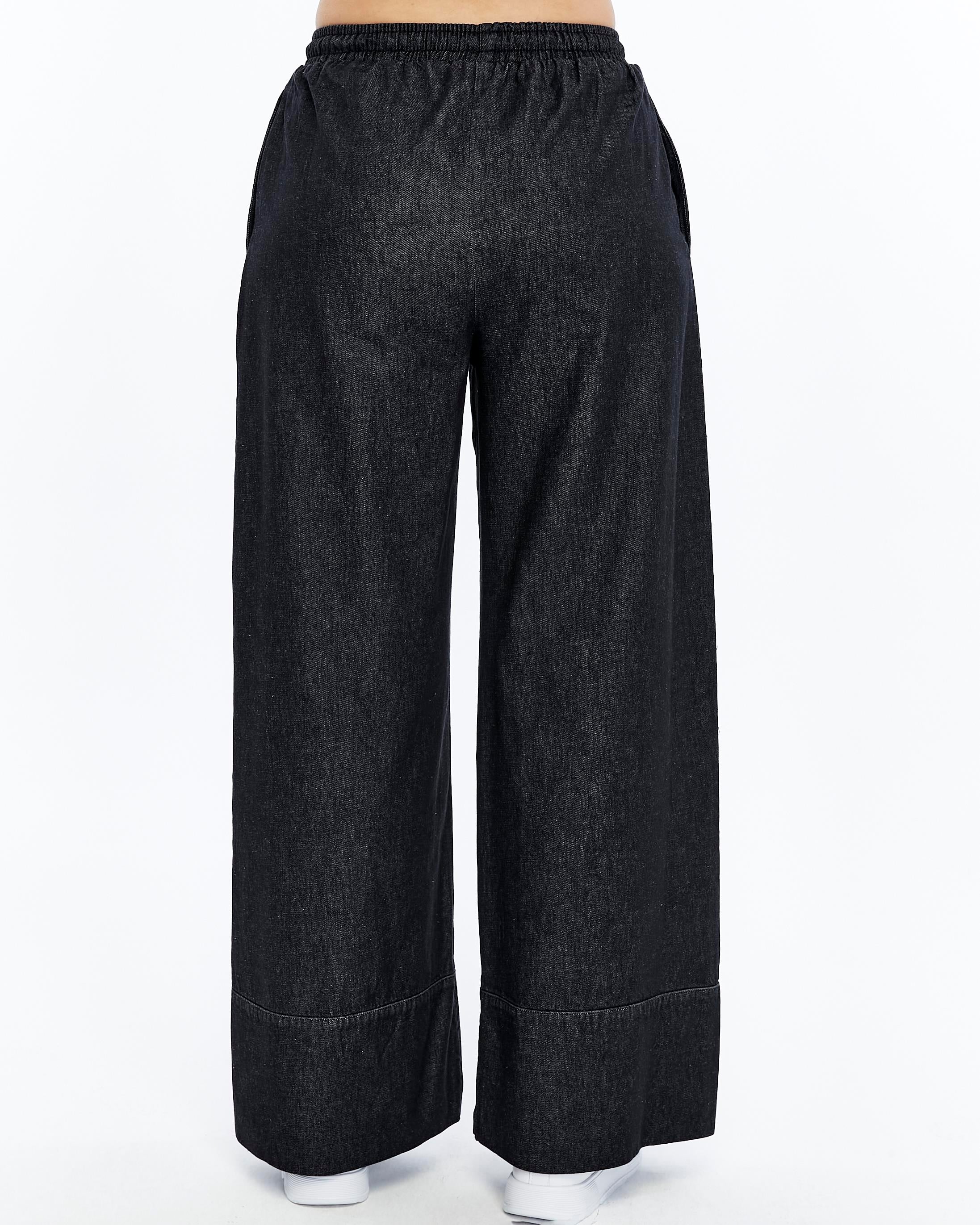 Denim Duble Paça Pantolon