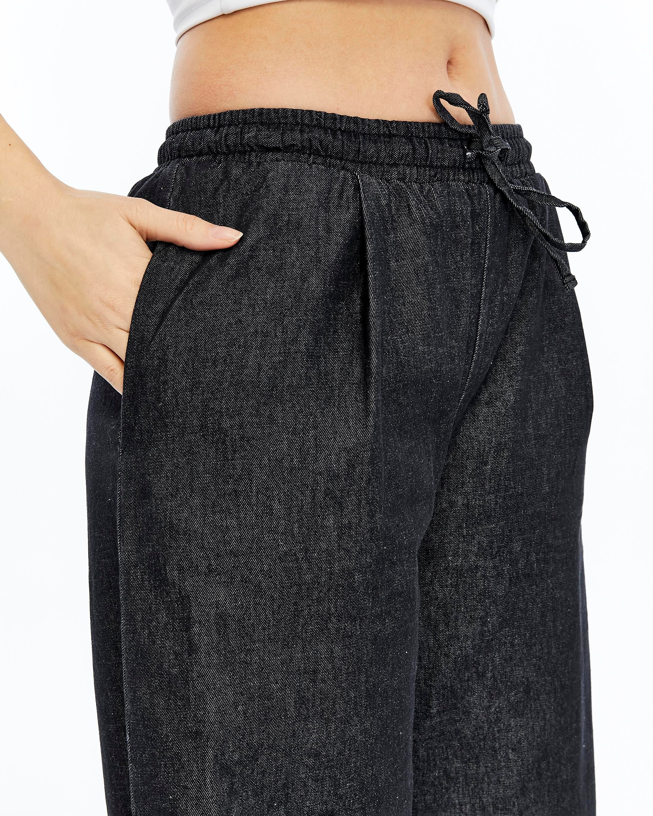 Denim Duble Paça Pantolon