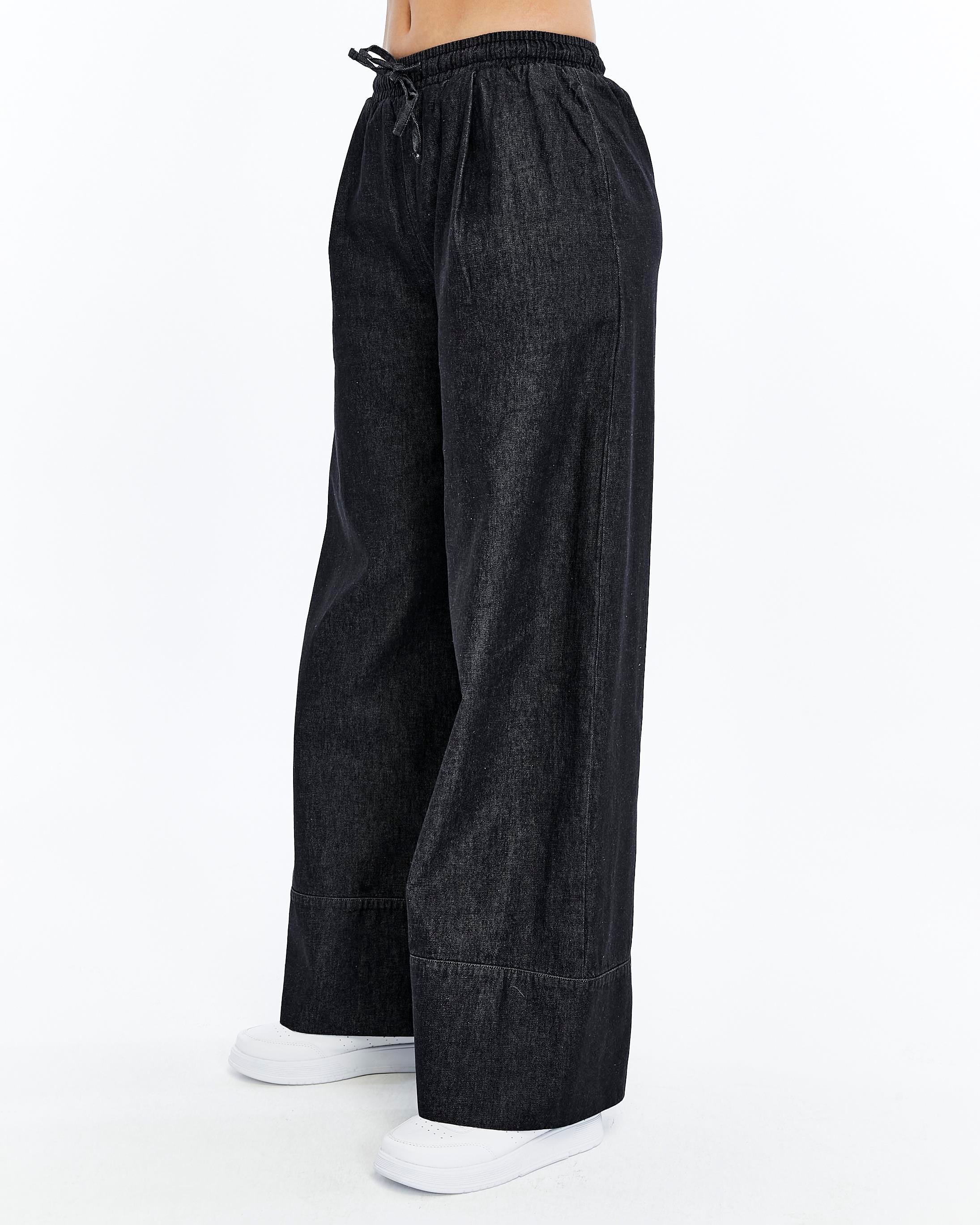 Denim Duble Paça Pantolon