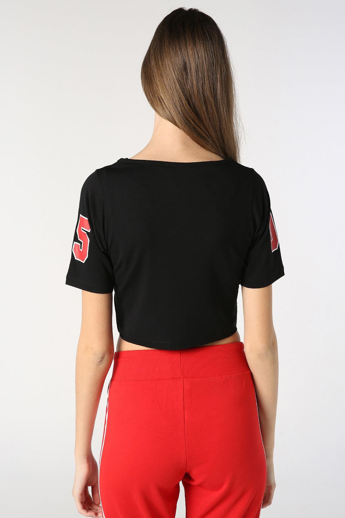 Kadın Basic Crop Body