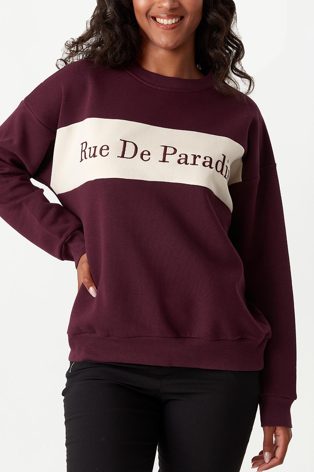 Kadın Baskılı Sweatshirt