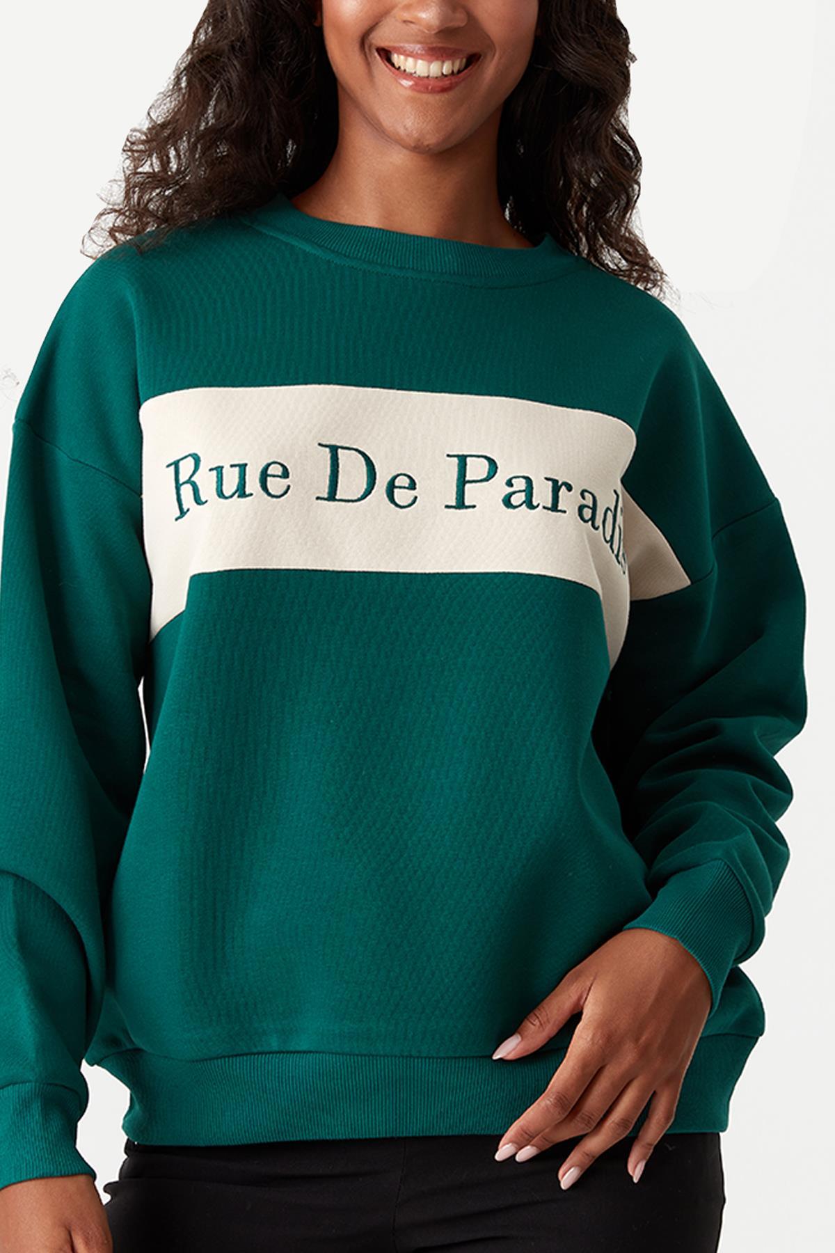 Kadın Baskılı Sweatshirt