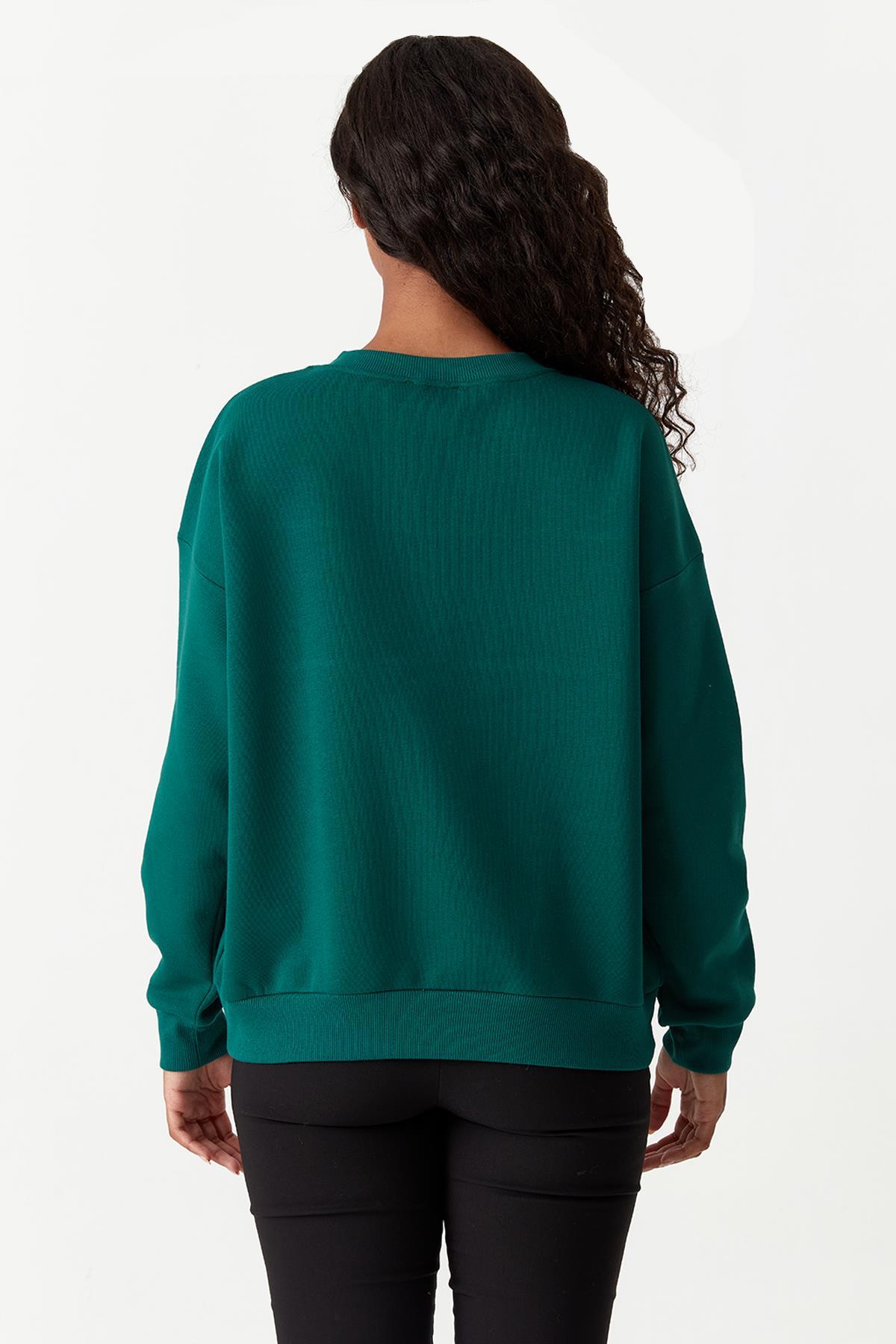 Kadın Baskılı Sweatshirt